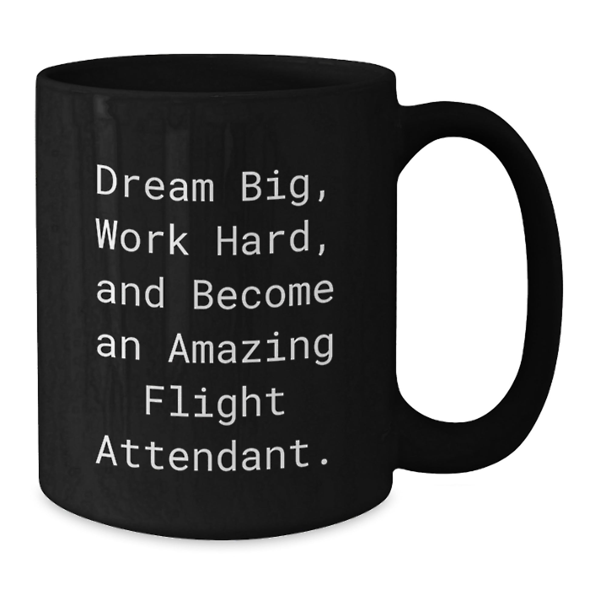 Flight Attendant Inspiration Gifts from Friends, Family, or Coworkers for Christmas - Funny Black Coffee Mug - Additional