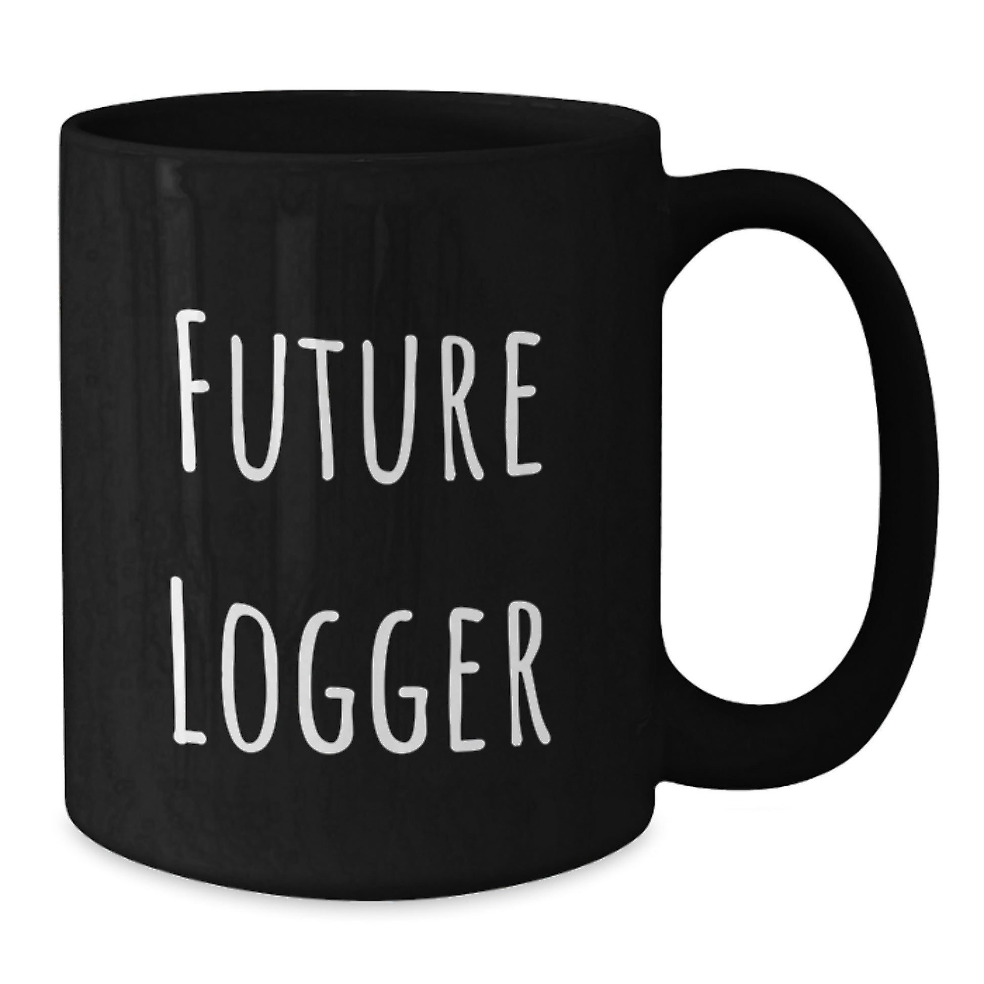 Funny Future Logger Black Coffee Mugs Gifts for Logger Men Friends Family from Men - Additional