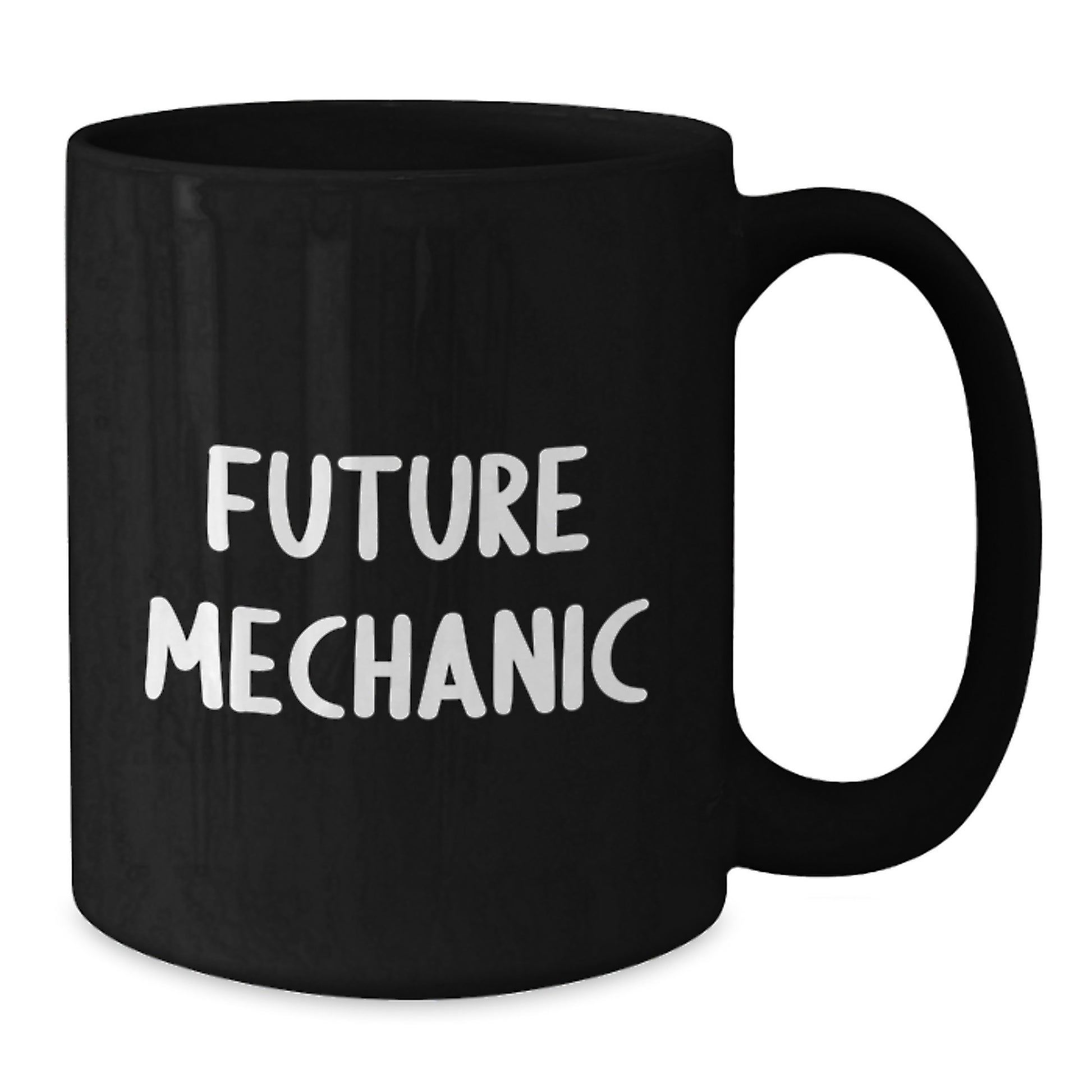 Funny Mechanic Gifts from Friends, Unique Black Coffee Mugs for Men, Future Mechanic, Christmas Unique Gifts for Coworkers - Additional
