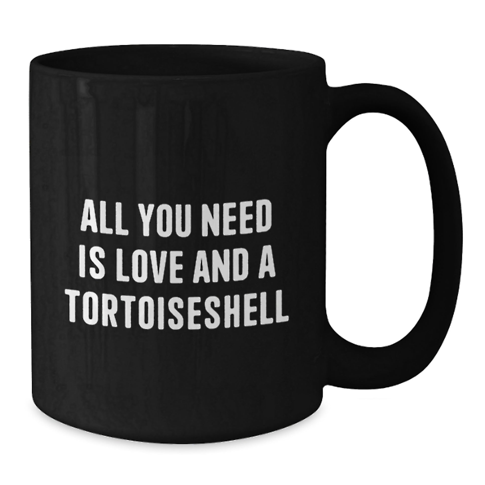 Tortoiseshell Cat Christmas Unique Gifts, Funny Quote Black Coffee Mug Gifts for Tortoiseshell Cat Lover, Best Gift from Friends - Additional