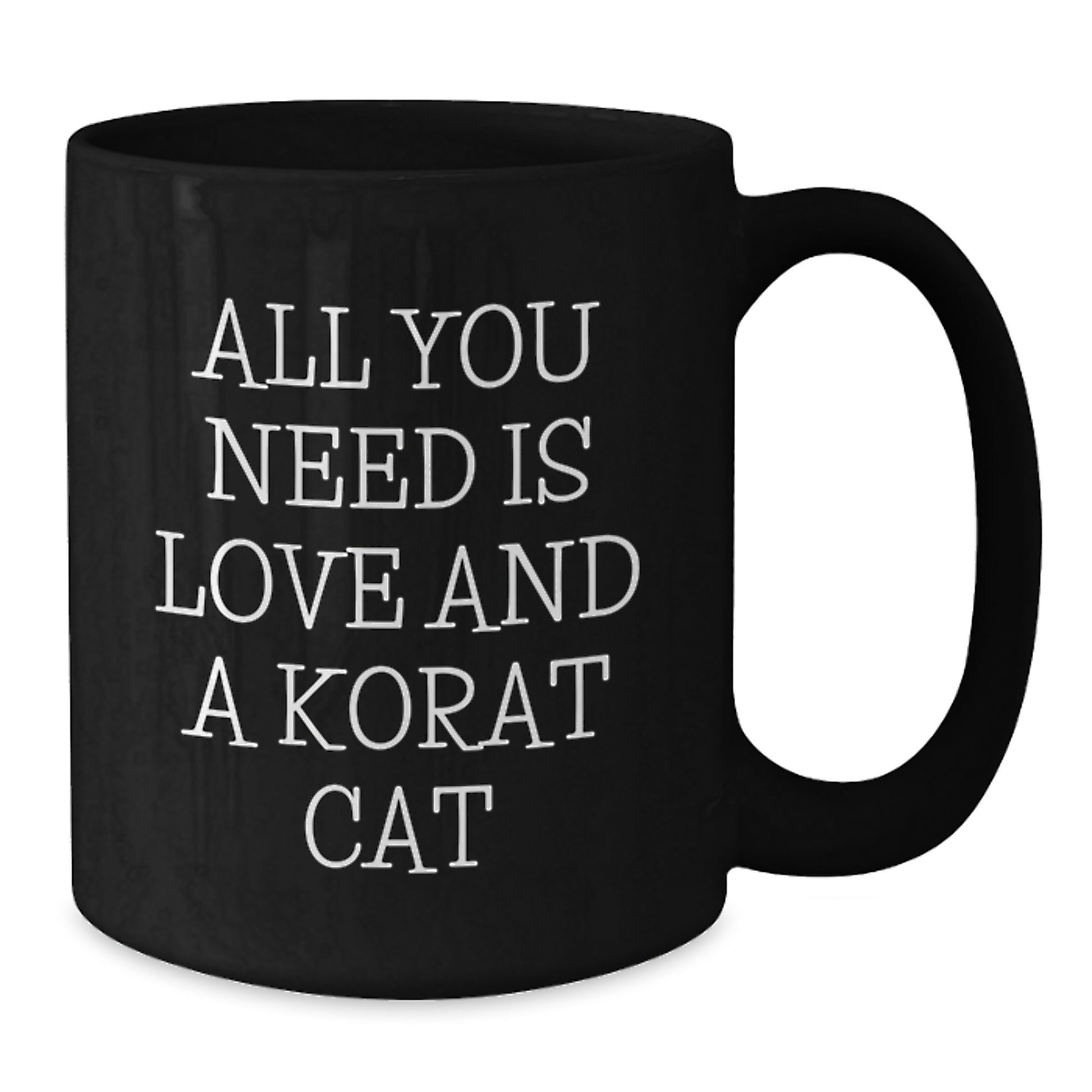 Korat Cat Lovers Gifts Funny Black Coffee Mugs From Family To Friends For Birthday - Additional