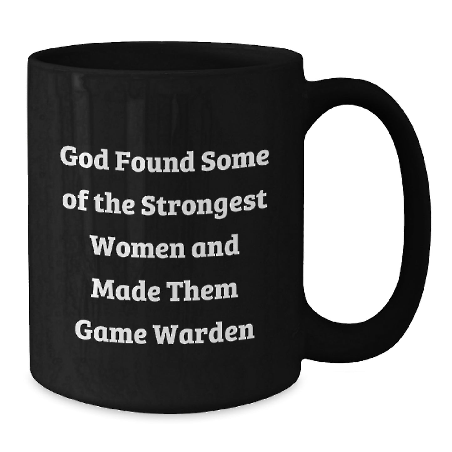 Funny Game Warden Gifts from Men, Women, or Friends - Inspirational Black Coffee Mug for Game Wardens, Christmas Unique Gifts - Additional