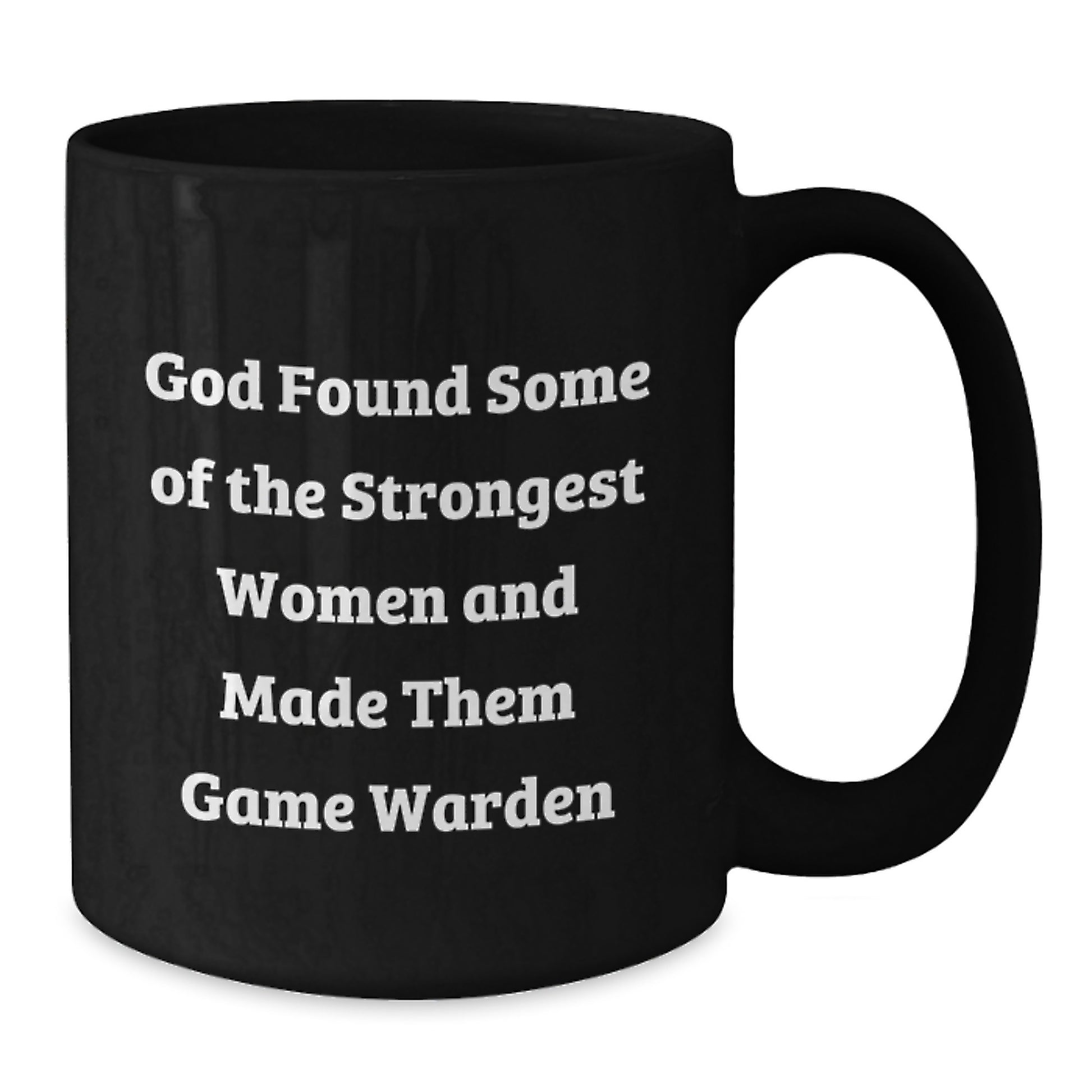 Funny Game Warden Gifts from Men, Women, or Friends - Inspirational Black Coffee Mug for Game Wardens, Christmas Unique Gifts - Additional