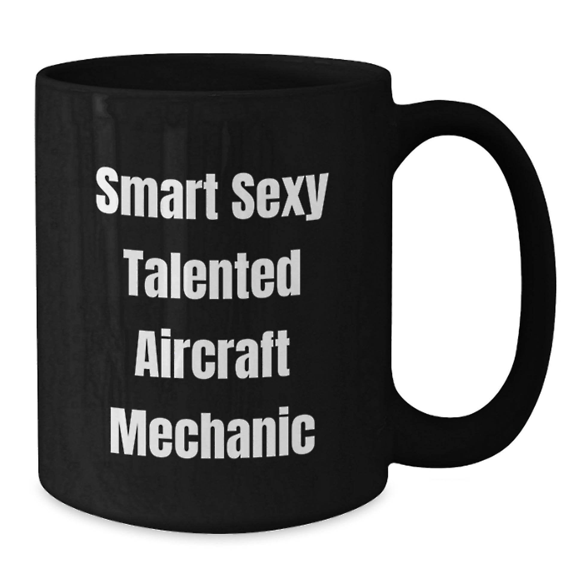 Christmas Unique Gifts for Men Friends Family from Talented Aircraft Mechanics Smart Sexy Mugs Funny Quote Black Coffee Ceramic - Additional