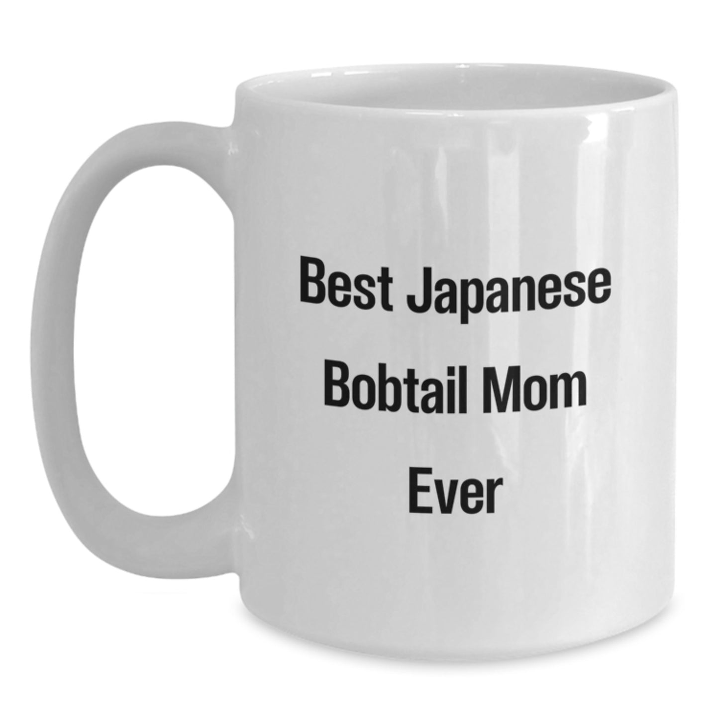 Funny Japanese Bobtail Cat Mom Gifts from Friends for Japanese Bobtail Cat Lovers on Birthday - White Coffee Mug - Main