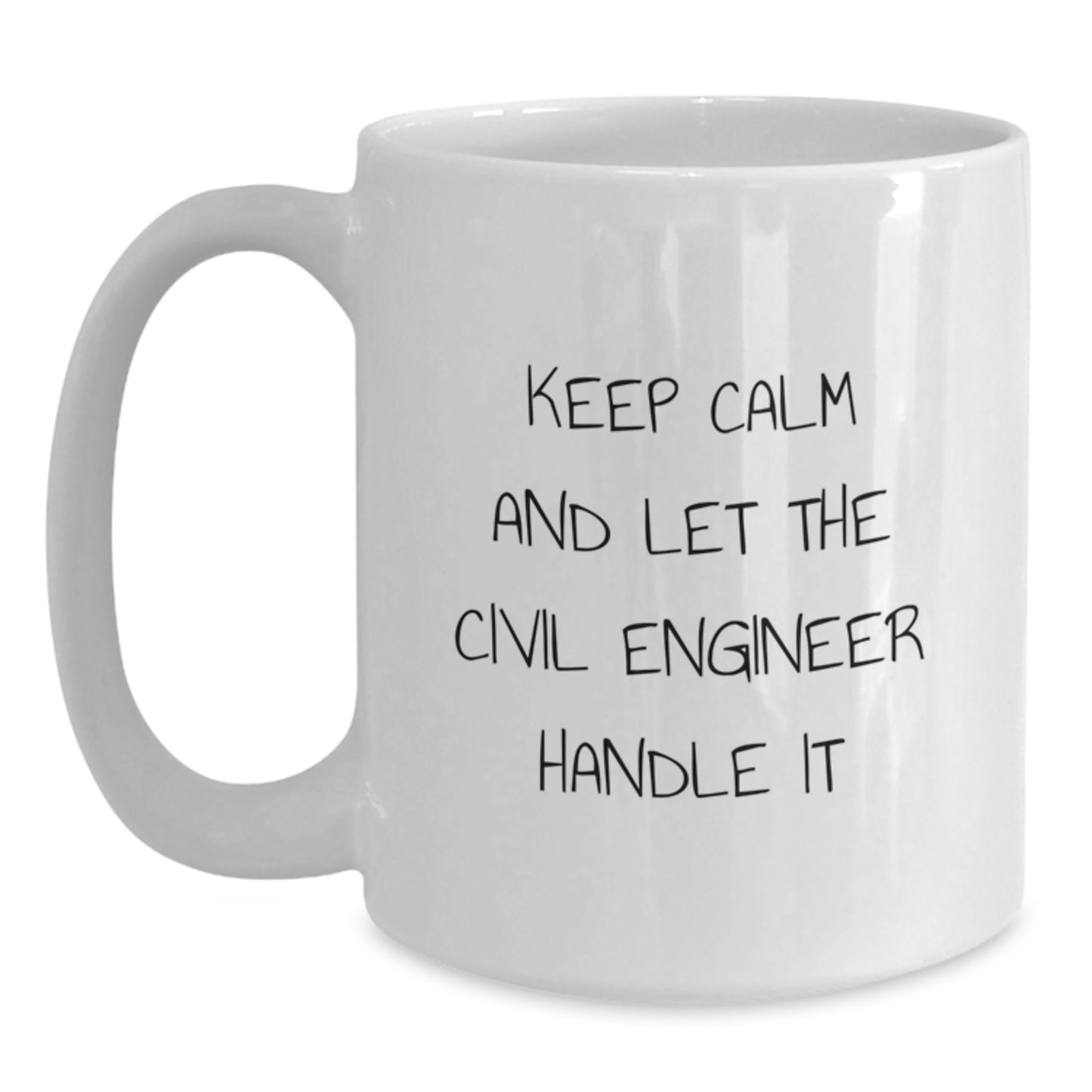 Civil Engineer Gifts, Funny White Coffee Mugs, Christmas Unique Presents, Gifts from Friends, Gifts for Civil Engineer Men - Main