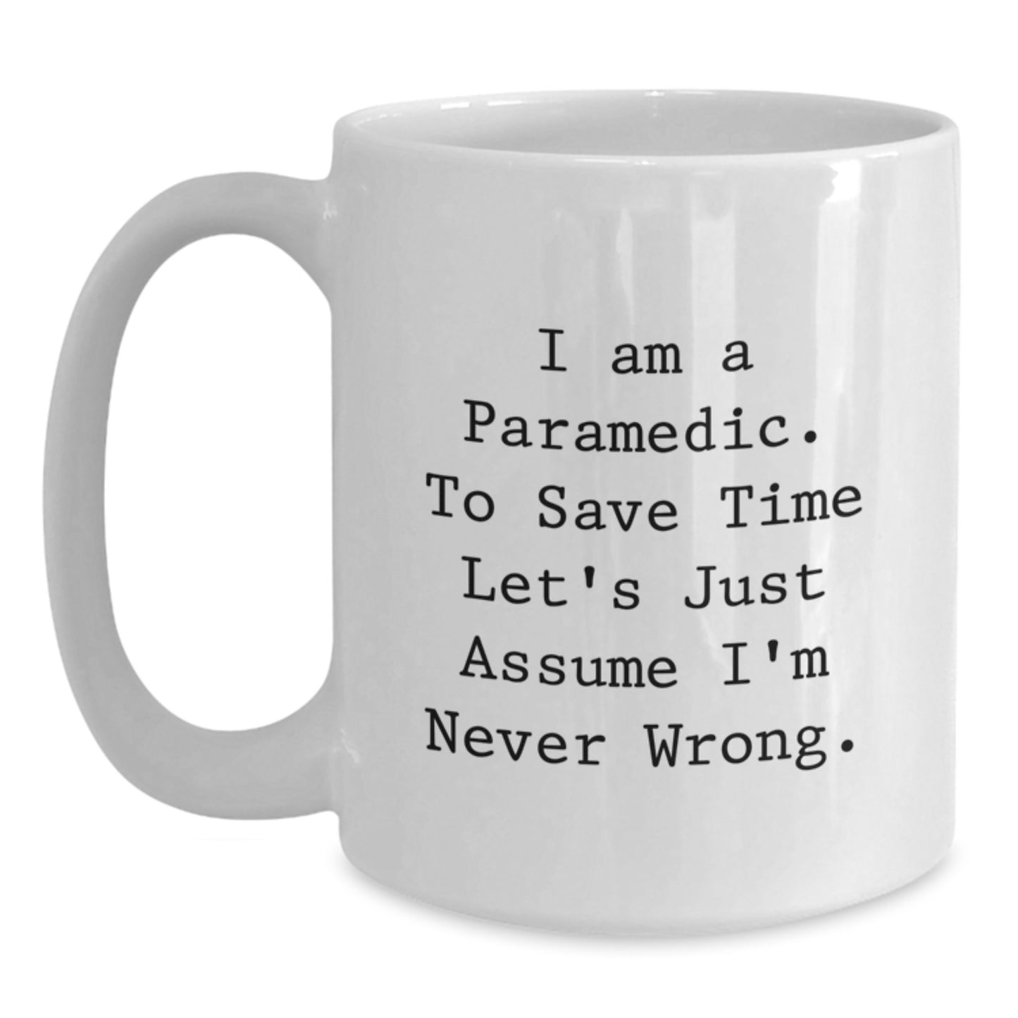 Funny Rescue Worker Gifts for Men from Friends - I'm the Rescue Worker White Coffee Mug, White Coffee Mug, Christmas Unique Gifts - Main