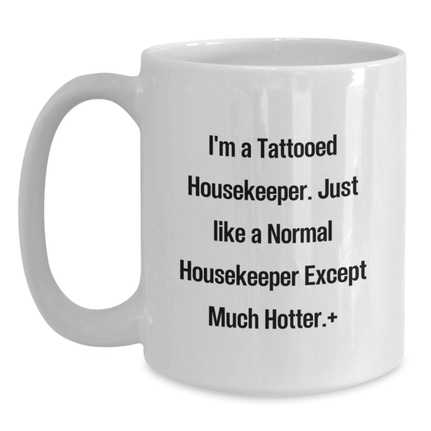 Funny Housekeeper White Coffee Mug Gifts for Housekeeper from Friends and Family at Christmas - Main
