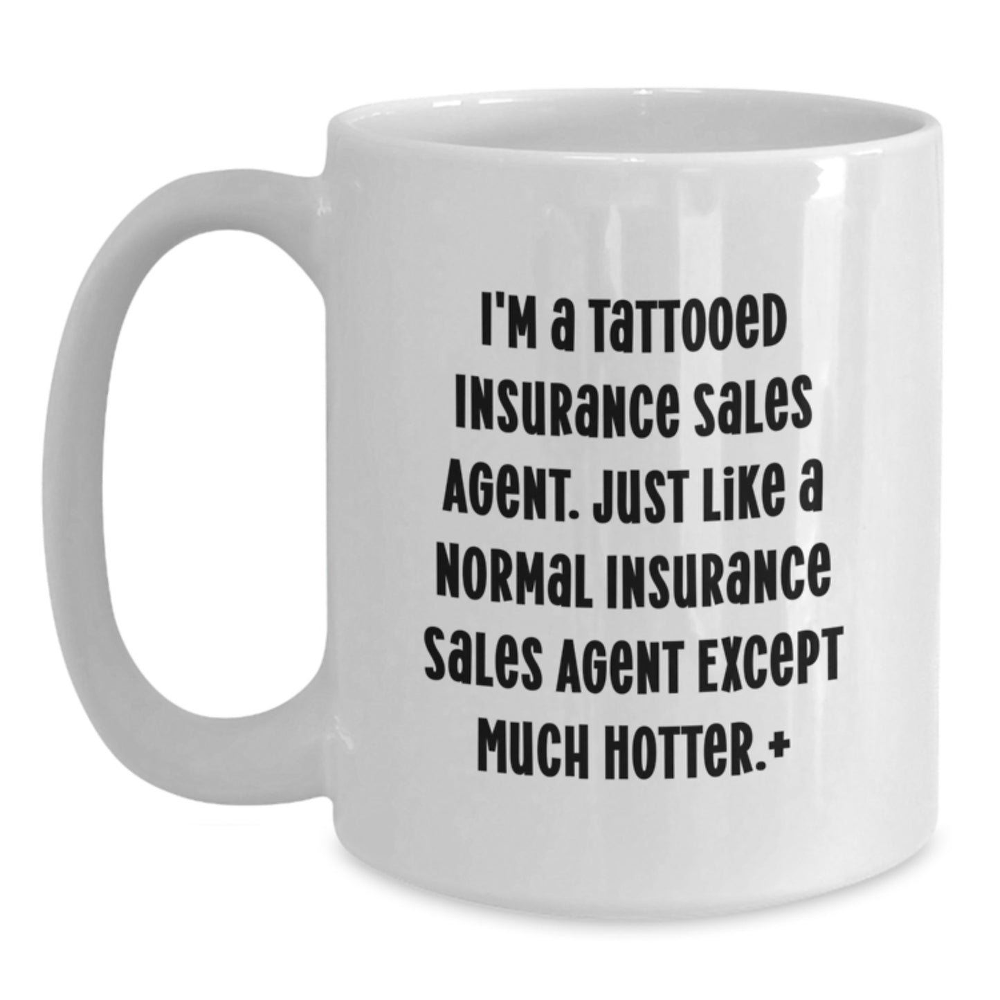 Funny Insurance Sales Agent Gifts for Men, Unique White Coffee Mugs from Friends for Coworkers, Christmas Unique Gifts for Insurance Agent - Main