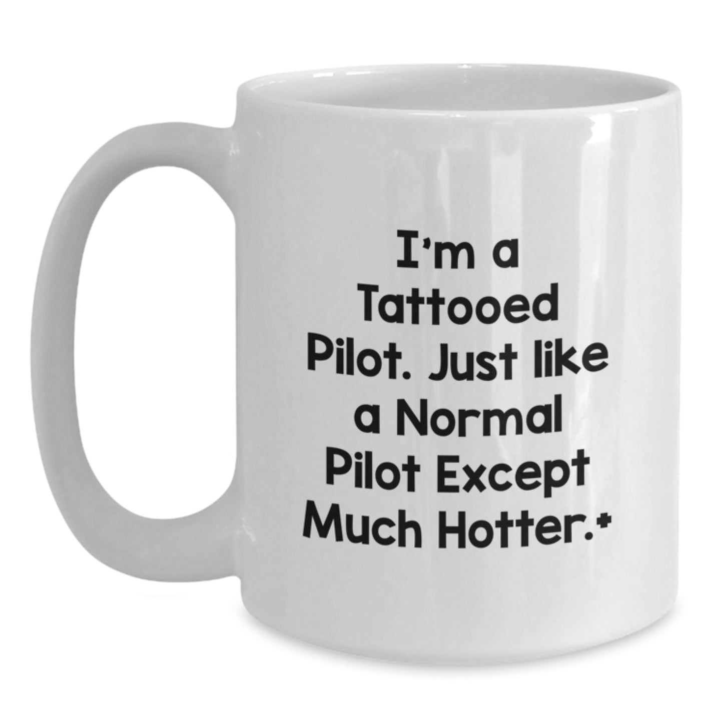 Funny Pilot Gifts from Friends, Unique White Coffee Mug for Pilot Enthusiasts, Christmas Unique Gifts for Men - Main