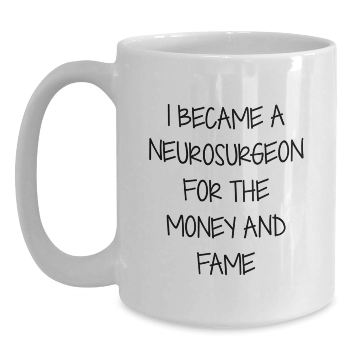 Funny Neurosurgeon White Coffee Mugs Gifts from Family to Neurosurgeon Men on Christmas Unique Gifts - Main
