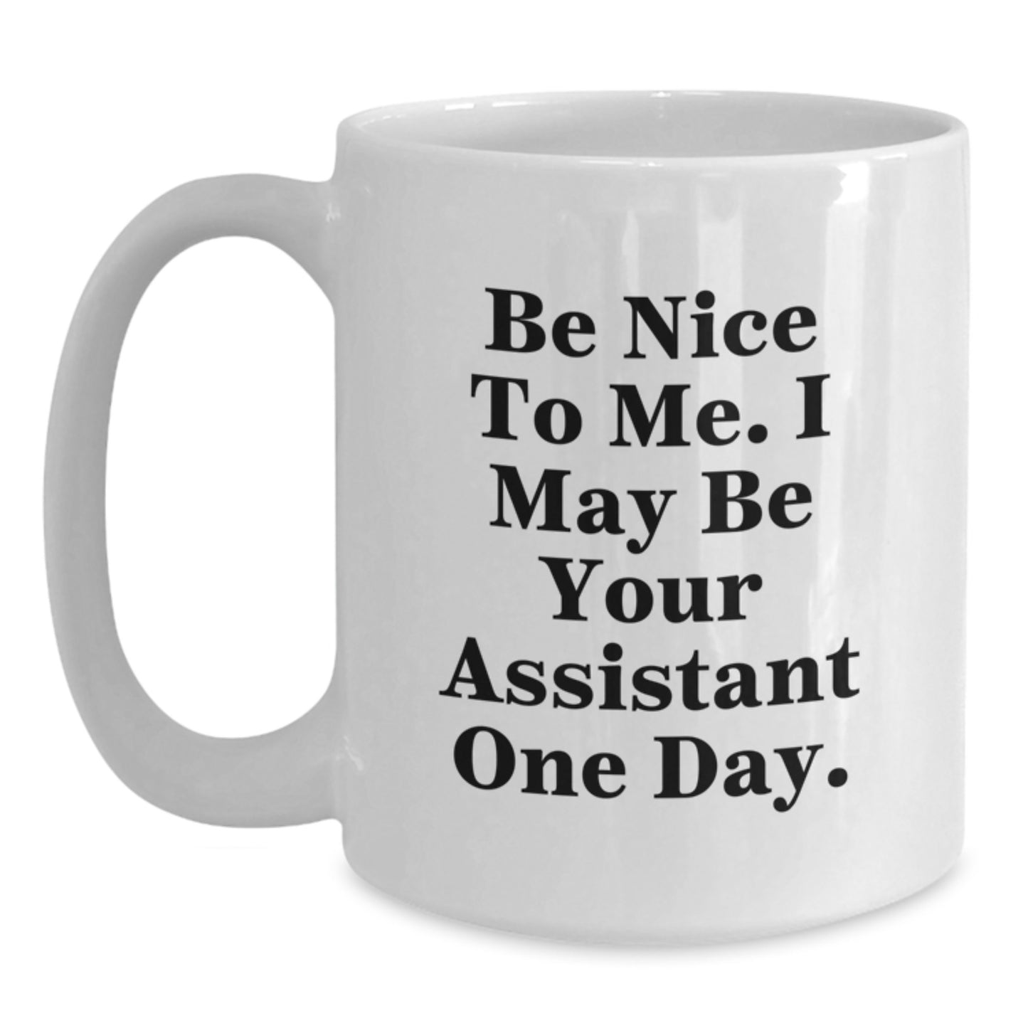 Funny Assistant White Coffee Mug Gifts from Friends for Christmas - Main