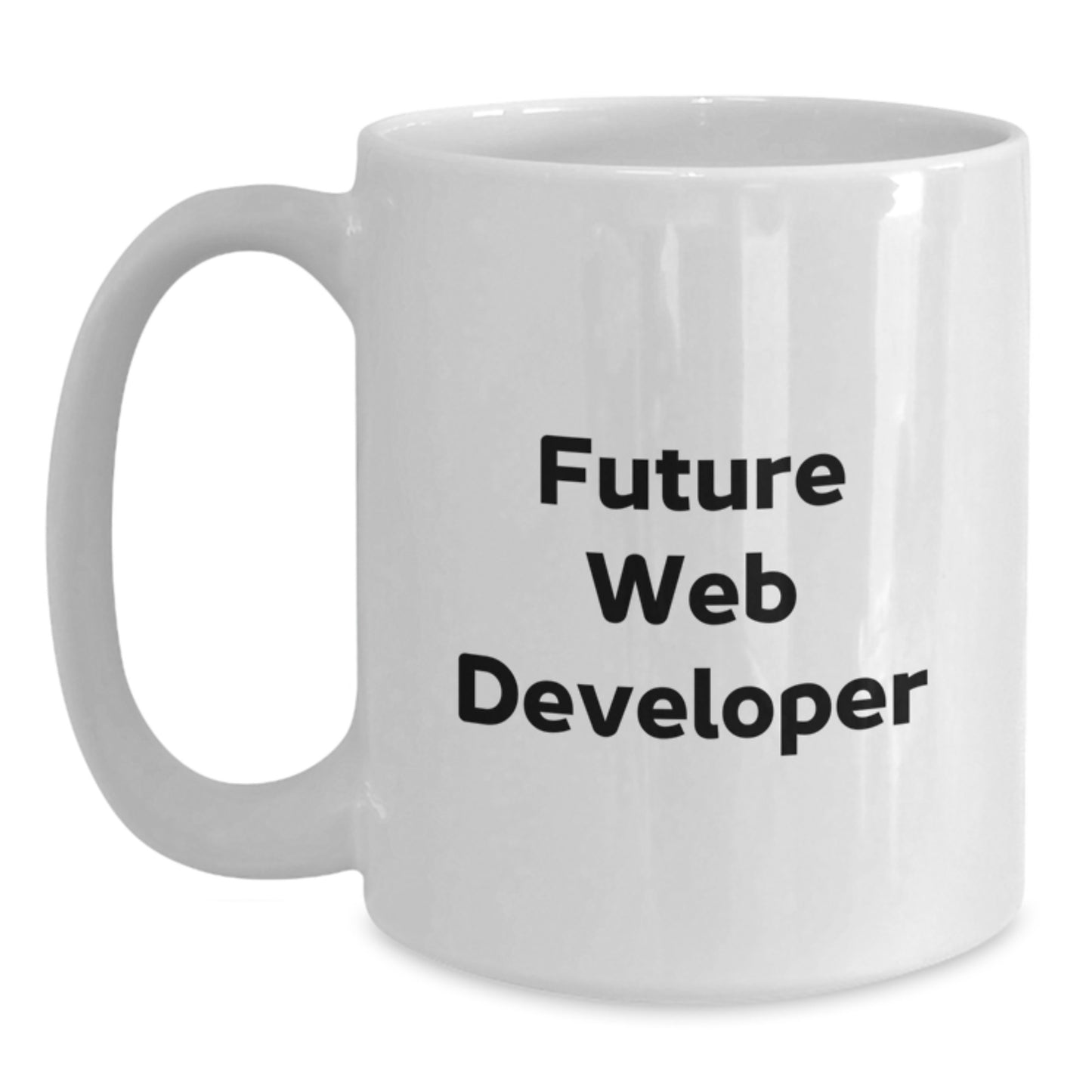 Funny Web Developer Gifts from Friends for Men, White Coffee Mug, Inspirational Quote for Future Web Developers, Unique Christmas Unique Gifts - Main