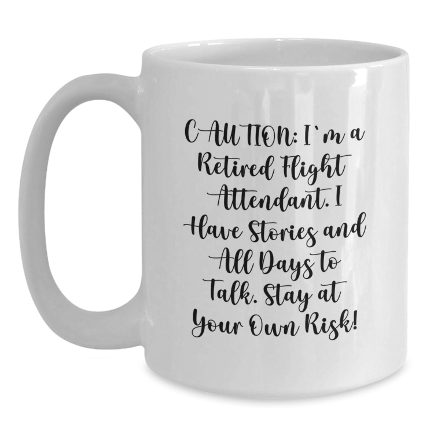 Funny Flight Attendant Gifts from Friends for Christmas Unique Mug - Main