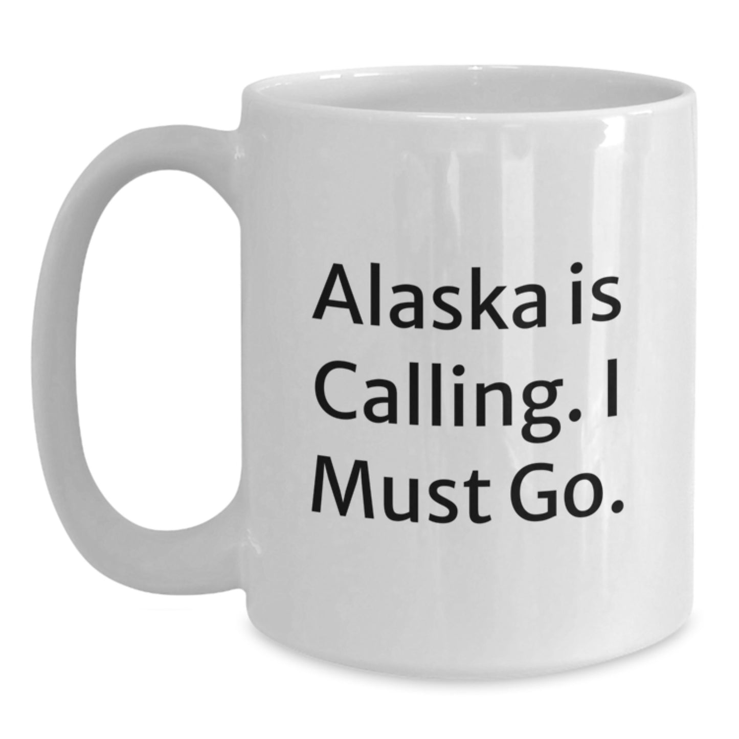 Funny Alaska White Coffee Mug Gifts for Alaska Lovers, Unique Christmas Unique Gifts from Friends, White Ceramic Coffee Mugs for Men, Women, Family - Main