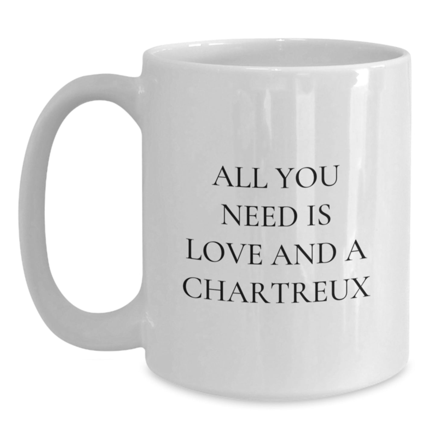 Chartreux Cat Lovers' Gift, White Coffee Mug, All You Need Is Love, Birthday Unique Gifts from Friends - Main