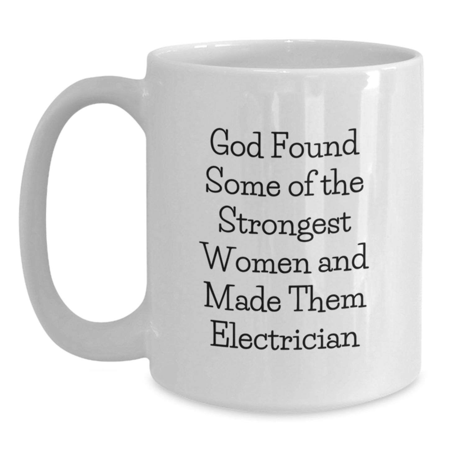 Funny Electrician Gifts for Women Christmas Unique White Coffee Mugs from Friends - Main