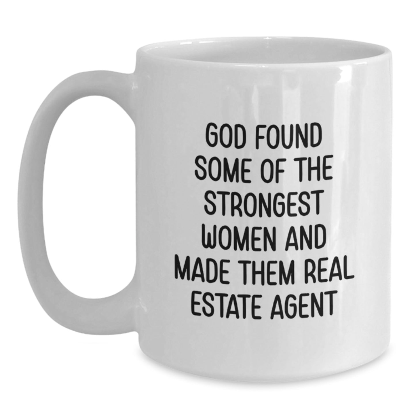 Funny Real Estate Agent White Coffee Mug Gifts from Friends and Family for Christmas Unique - Main