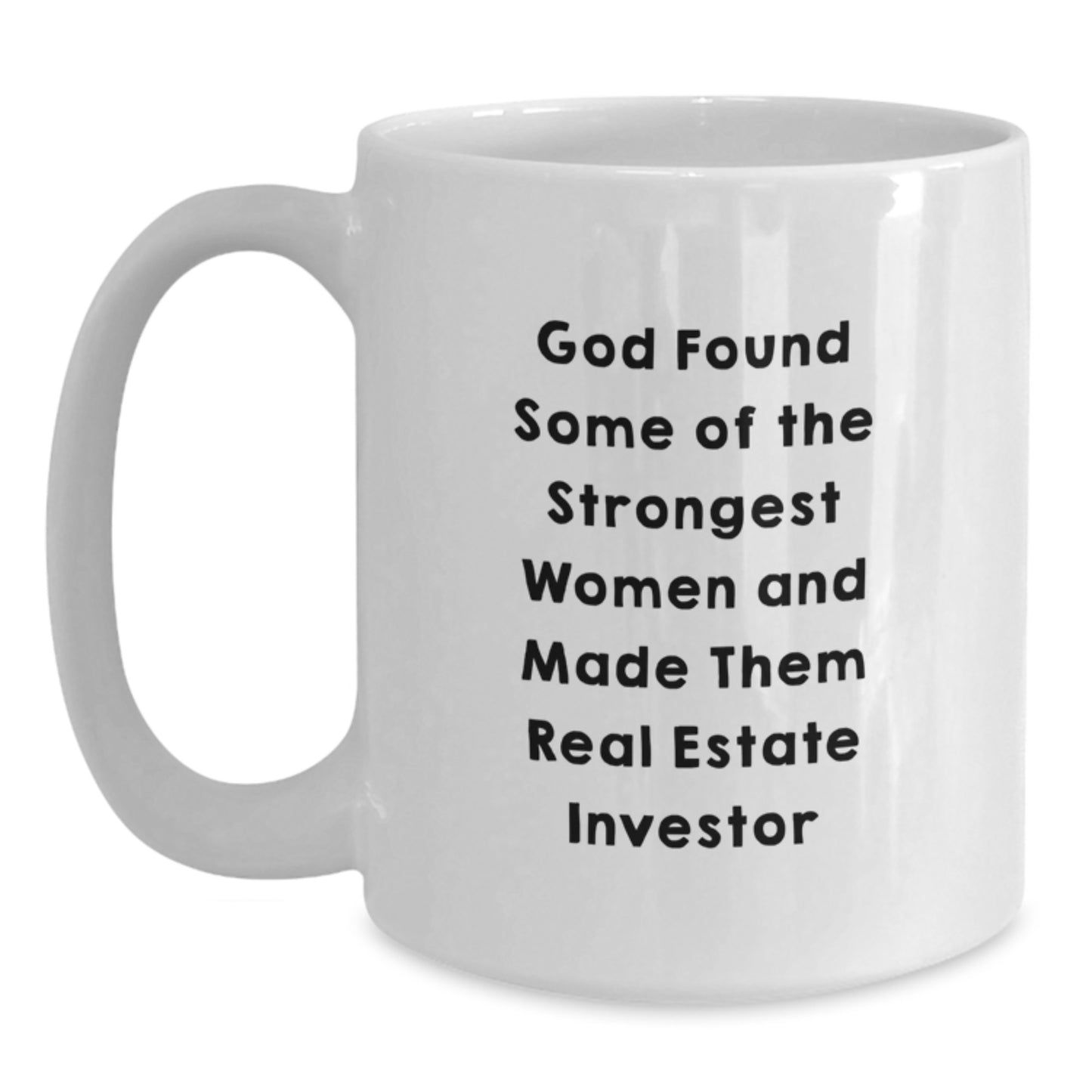 Funny Real Estate Investor Gifts from Women to Women, Unique White Coffee Mug, Christmas Unique Gifts for Real Estate Investor Women - Main