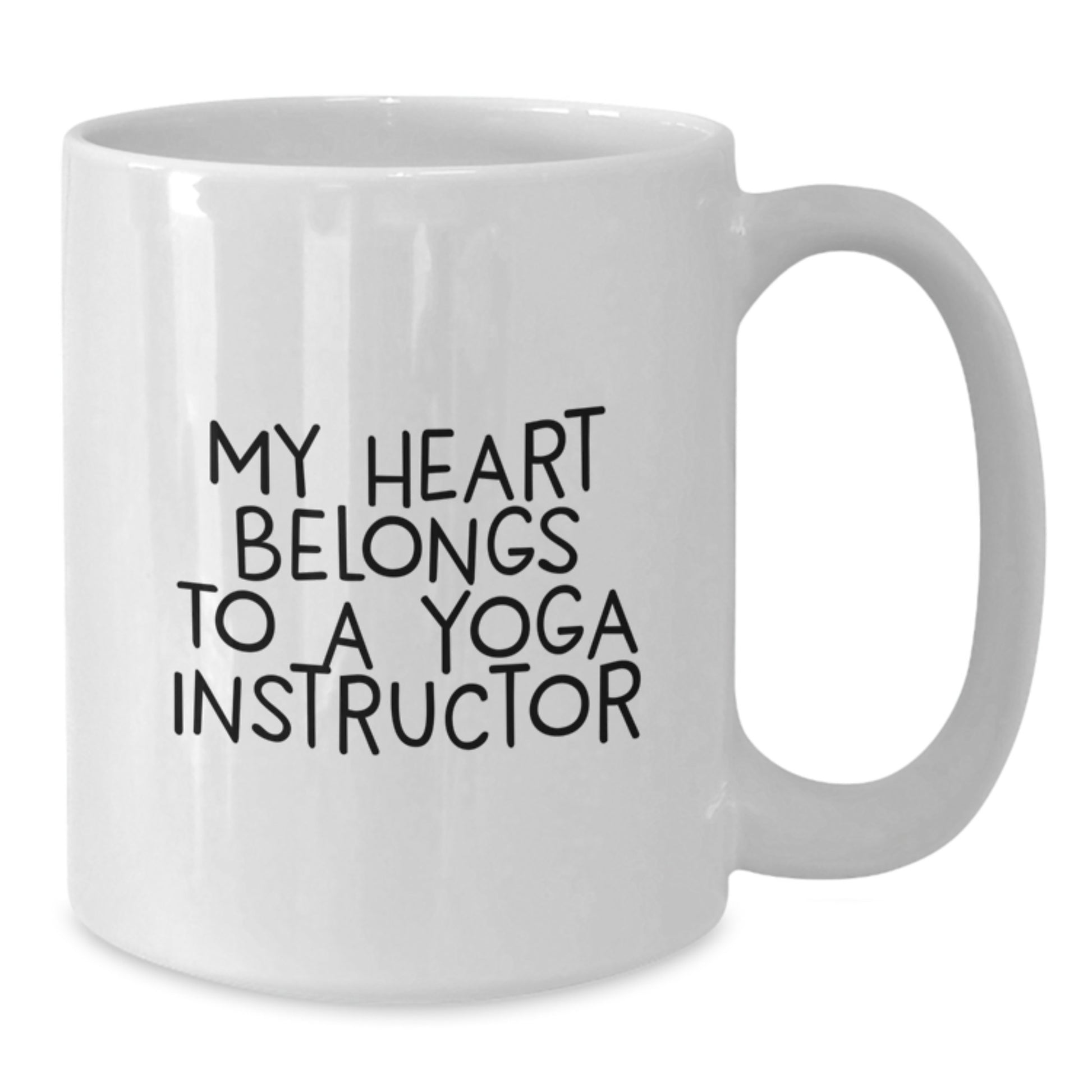 Funny Yoga Instructor Gifts for Men from Family, Unique White Coffee Mug Christmas Unique - Additional