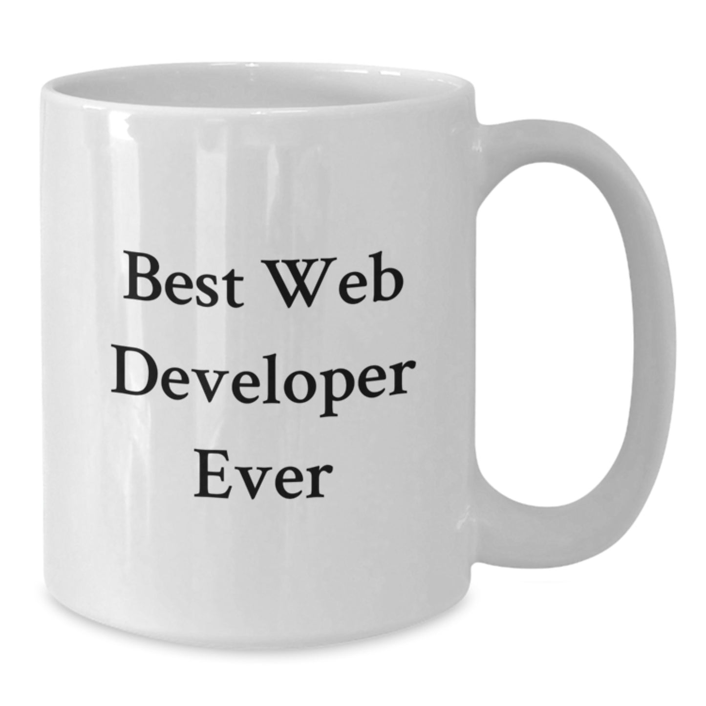 Funny Web Developer Gifts for Him, Best Ever Quote, Unique White Coffee Mug for Christmas - Additional