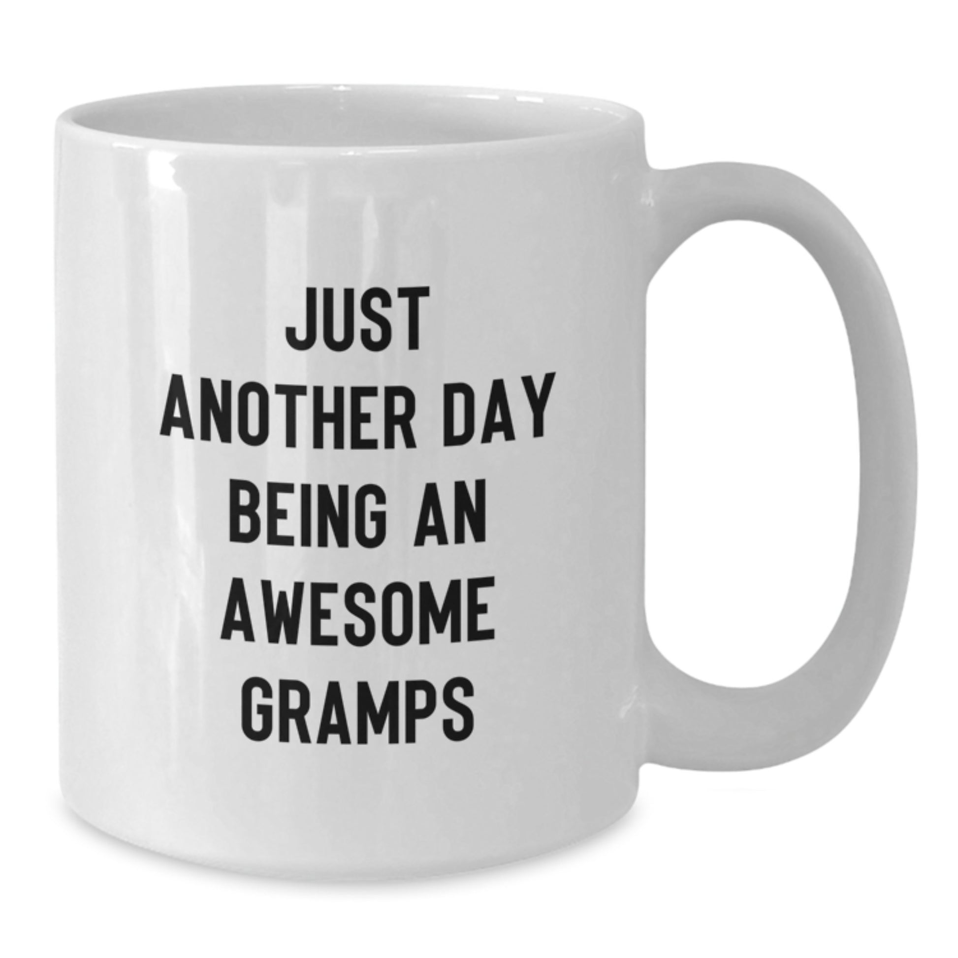 Funny Gramps Gifts, White Coffee Mug with Inspirational Quote, Birthday Unique Gifts from Men to Gramps, Gifts for Awesome Gramps - Additional