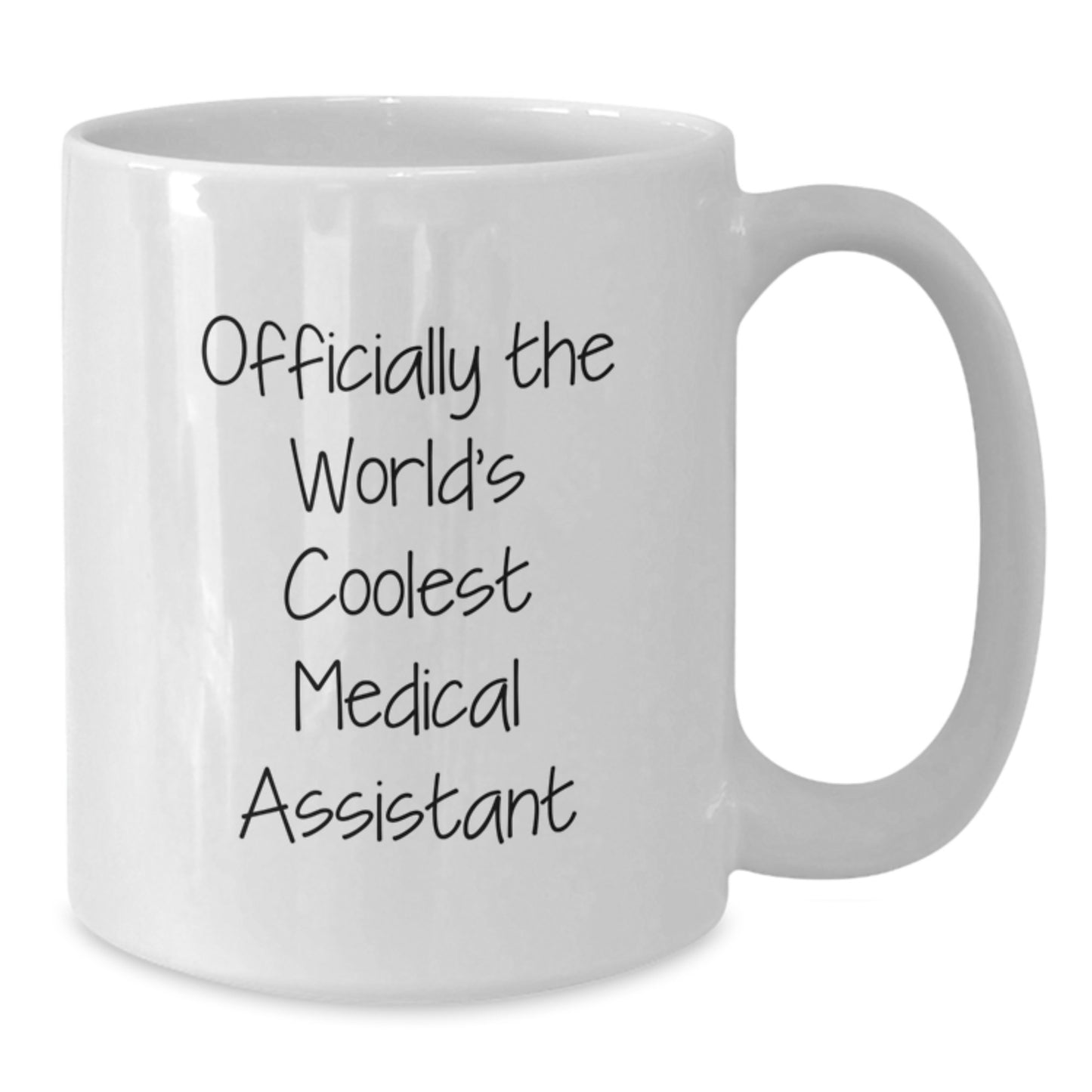 Funny Medical Assistant Christmas Unique Gifts from Friends - Officially The World's Coolest Medical Assistant White Coffee Mug, Medical Assistant Gifts for Women, Funny White Coffee Mug - Additional