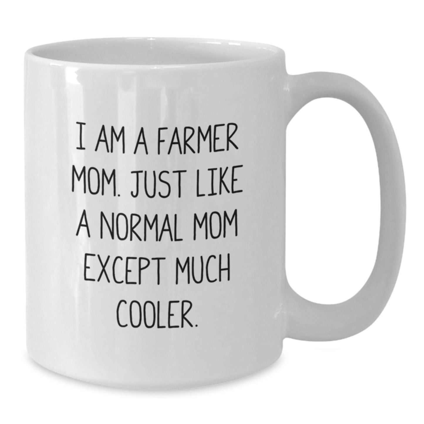 Funny Farmer White Coffee Mug Gifts from Family, Farmer Mom Gifts for Him, Women, Friends, Coworkers during Christmas Unique Occasions - Additional