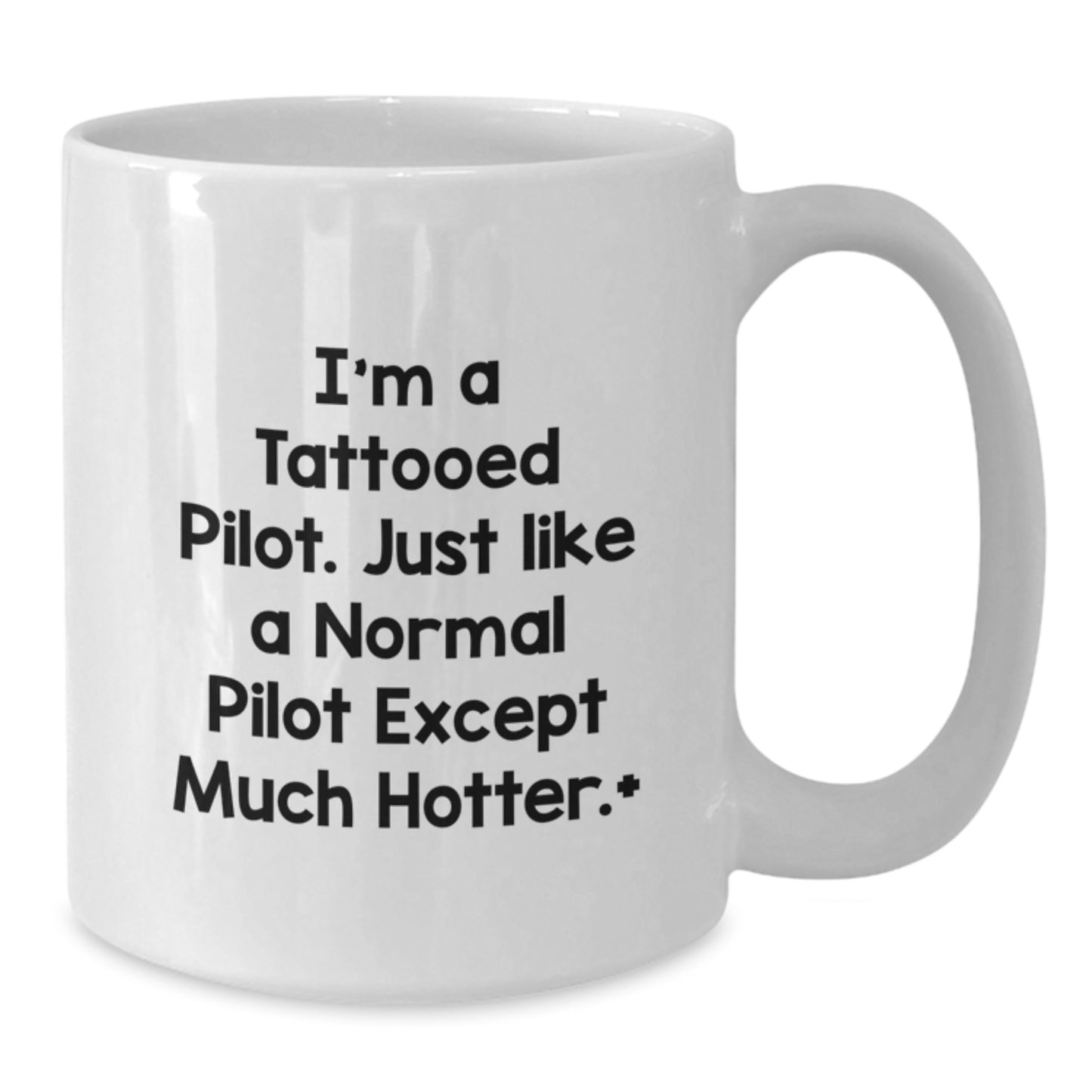 Funny Pilot Gifts from Friends, Unique White Coffee Mug for Pilot Enthusiasts, Christmas Unique Gifts for Men - Additional