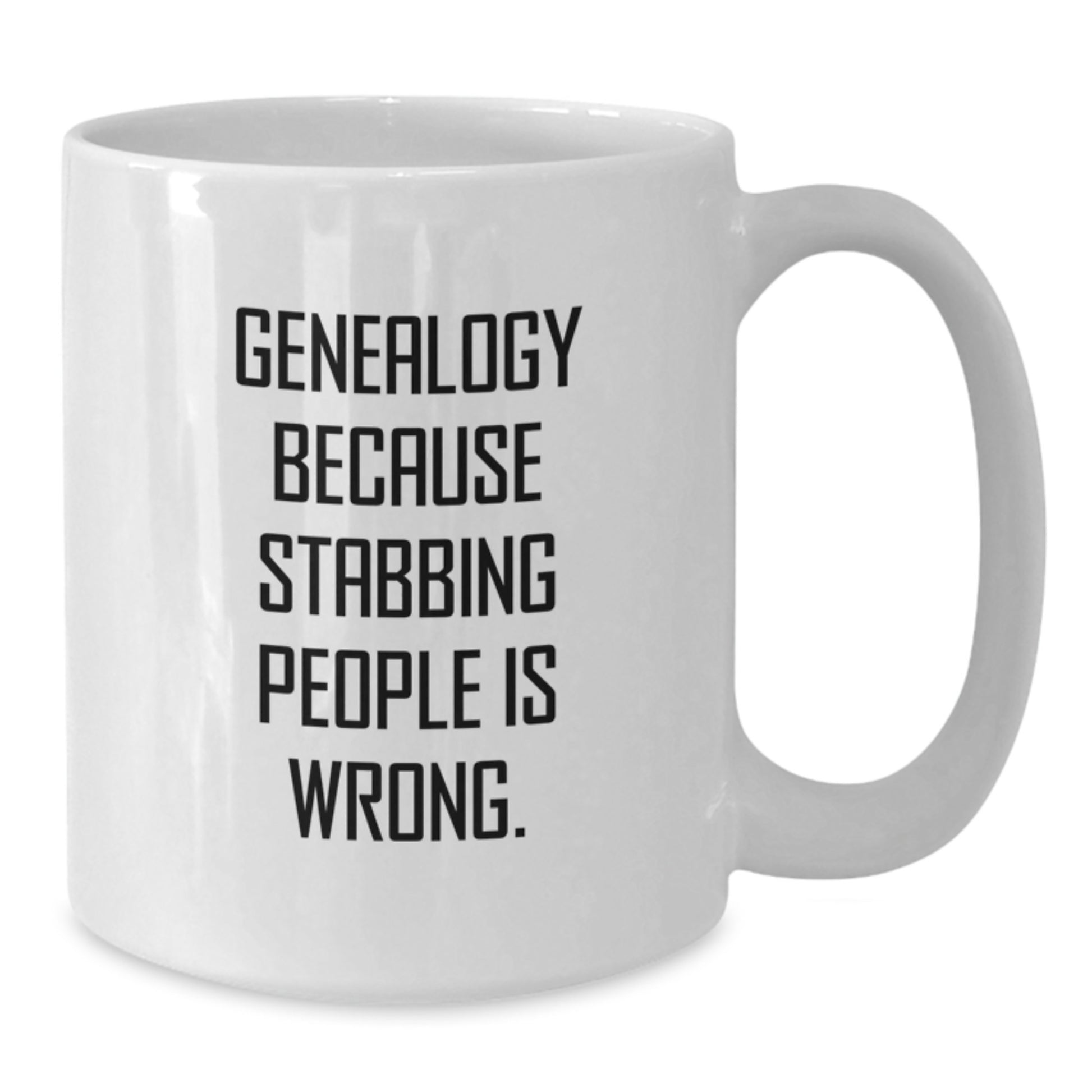 Genealogy Humor White Coffee Mugs Gifts from Friends for Genealogy Enthusiasts This Christmas - Additional