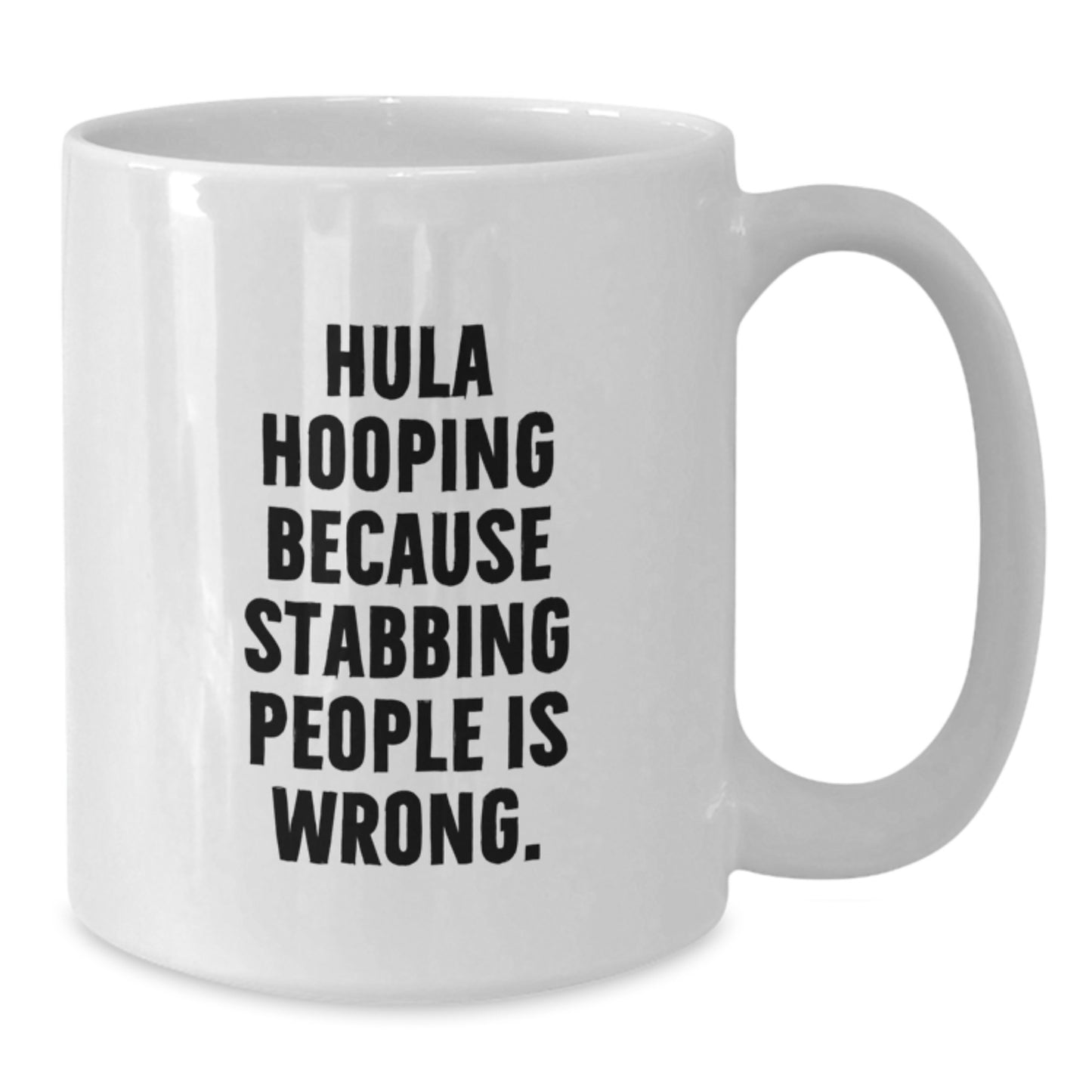 Hula Hooping Gifts for Her, Funny White Coffee Mug, Unique Christmas Memorable Presents for Friends and Family from Men - Additional