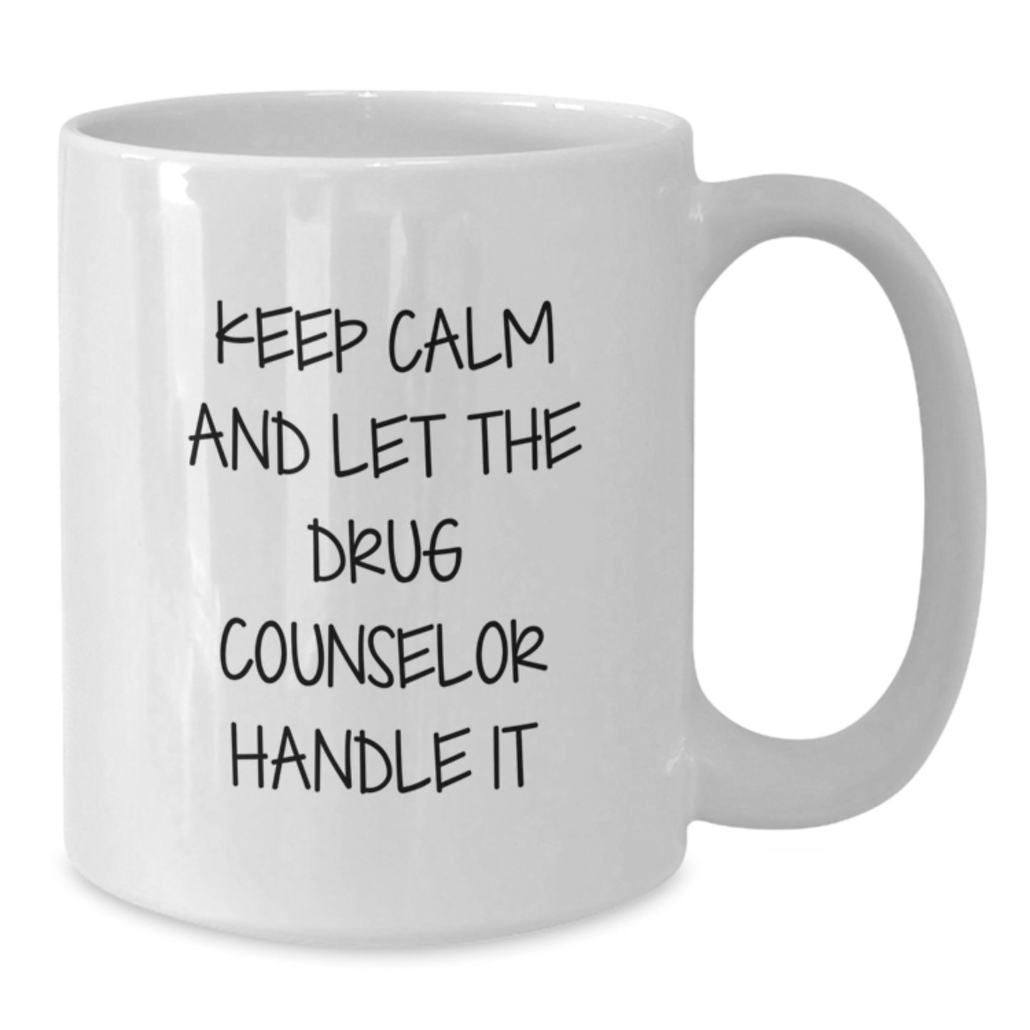 Funny Drug Counselor Gifts from Men to Women, White Coffee Mug for Christmas Unique Presents - Additional
