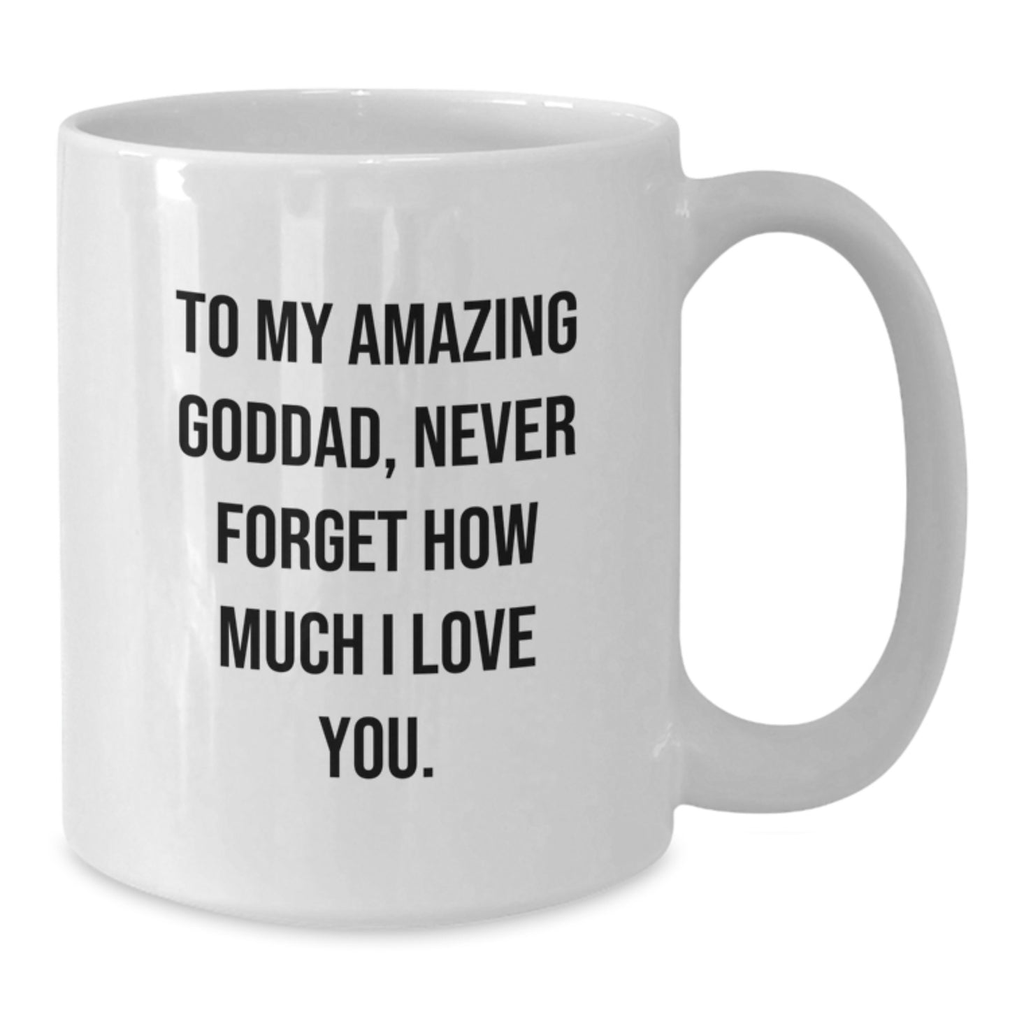 Funny Goddad White Coffee Mug Gifts from Men to Goddad on Christmas Unique Unique - Additional