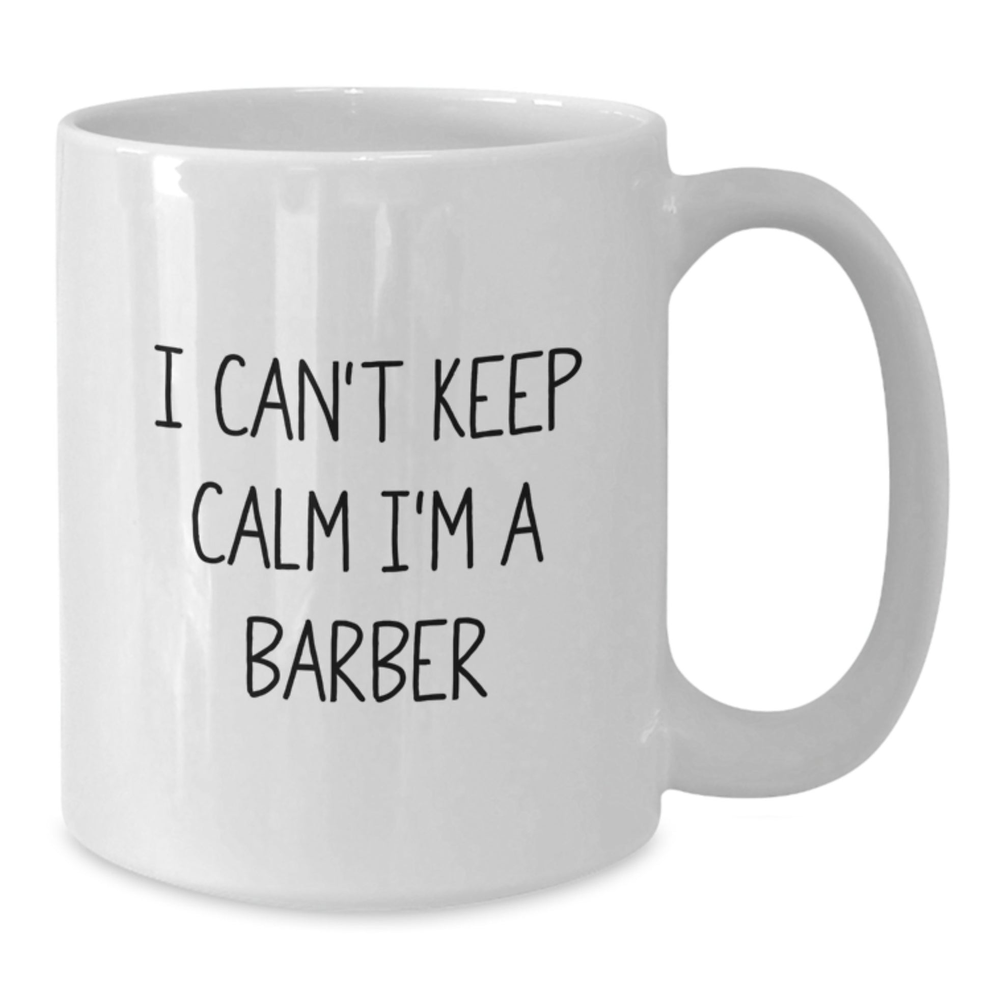 Funny 'I Can't Keep Calm I'm A Barber' Christmas Unique Gifts for Barber Friends from Men - Additional