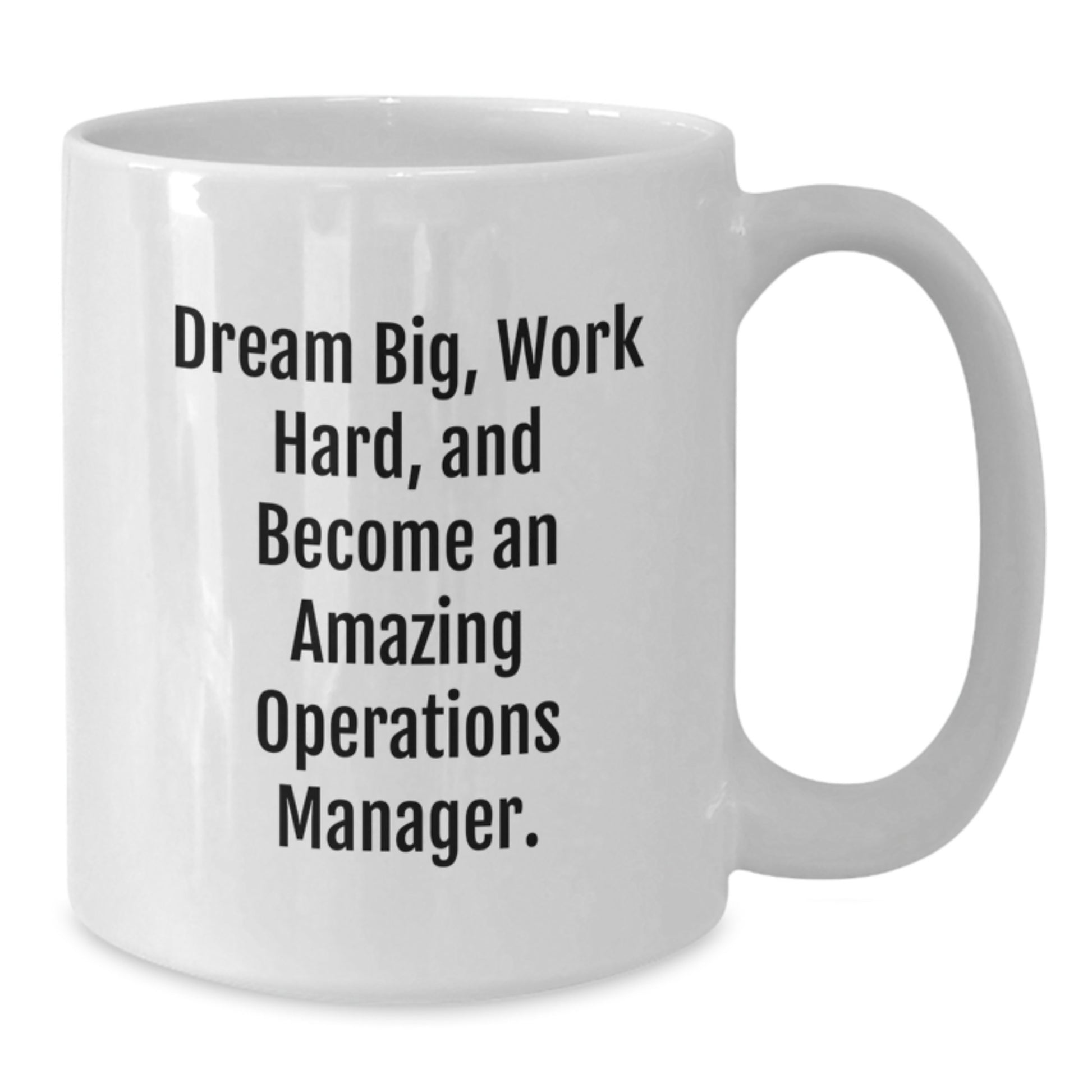 Funny Quote Gifts from Friends to Operations Manager with White Coffee Mug, Christmas Unique Gifts for Him, Her, Coworkers, Family - Additional