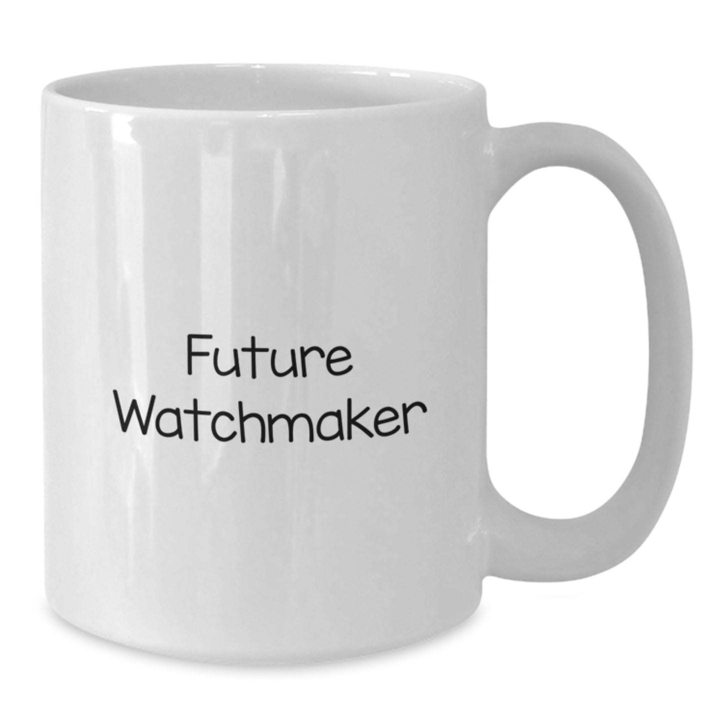 Future Watchmaker White Coffee Mug Gifts from Men to Watchmaker Friends - Funny Quote for Christmas Unique Gifts - Additional