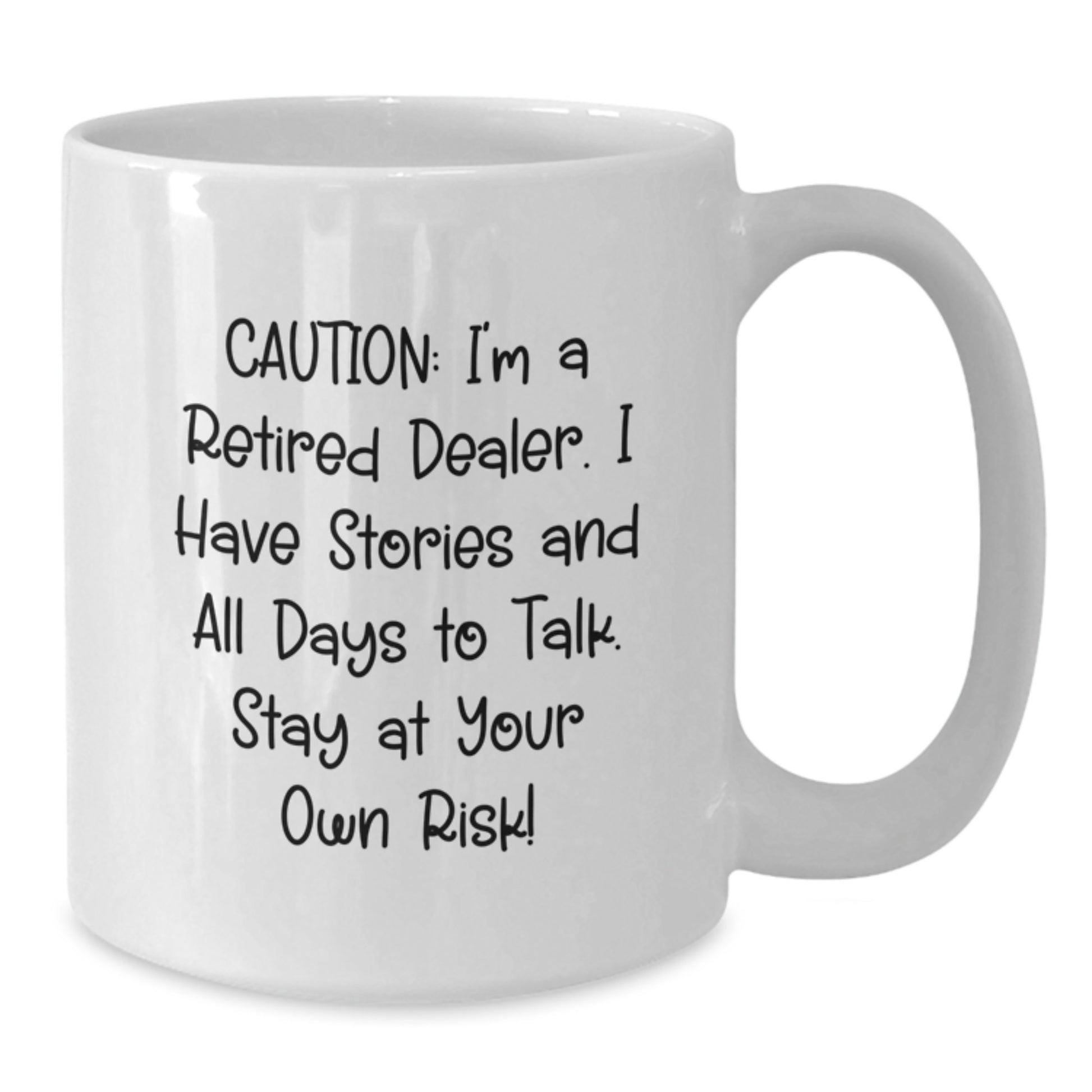 Funny Dealer Gift Ideas for Men, Unique White Coffee Mug from Friends, Perfect Christmas Unique Gifts for Dealer Enthusiasts - Additional