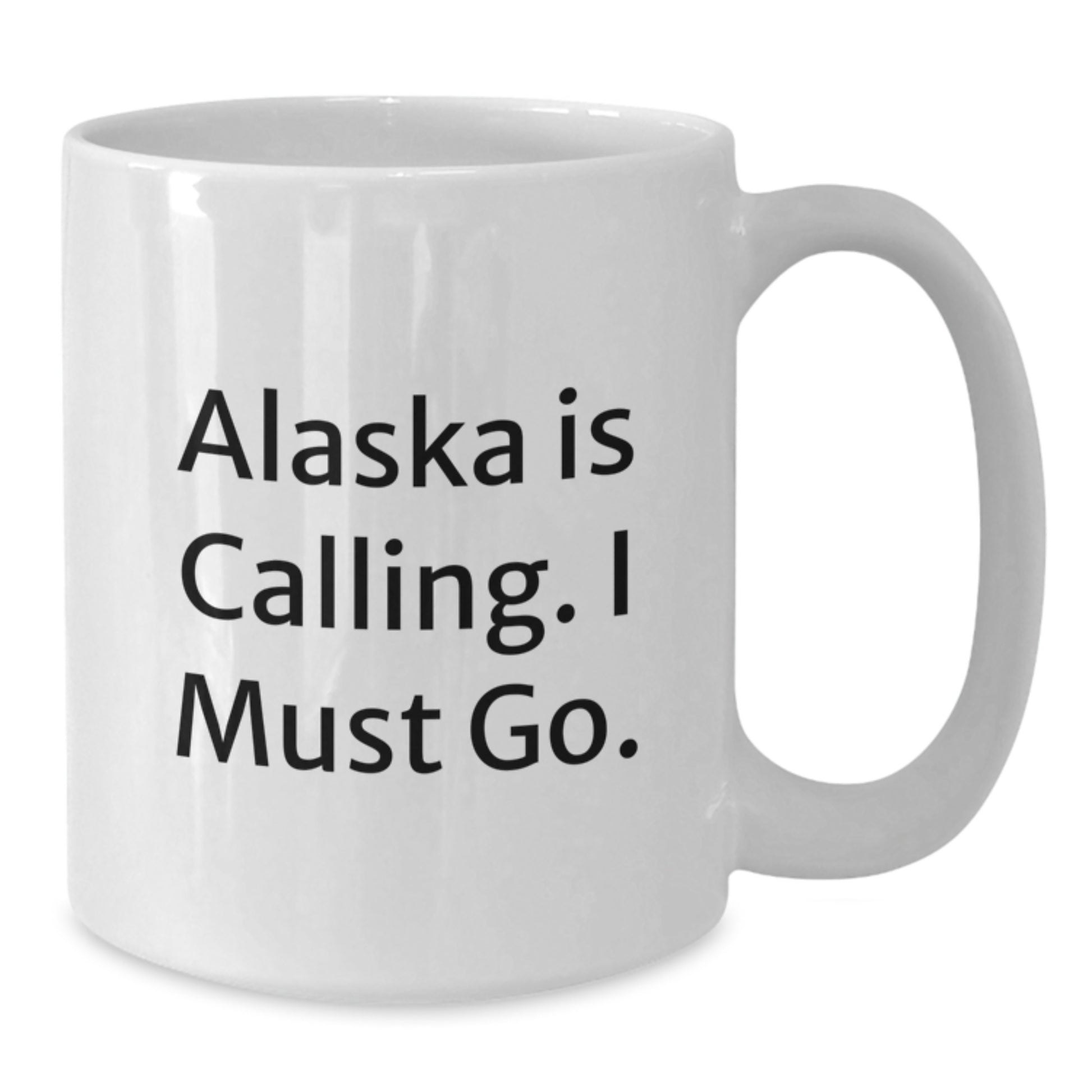 Funny Alaska White Coffee Mug Gifts for Alaska Lovers, Unique Christmas Unique Gifts from Friends, White Ceramic Coffee Mugs for Men, Women, Family - Additional