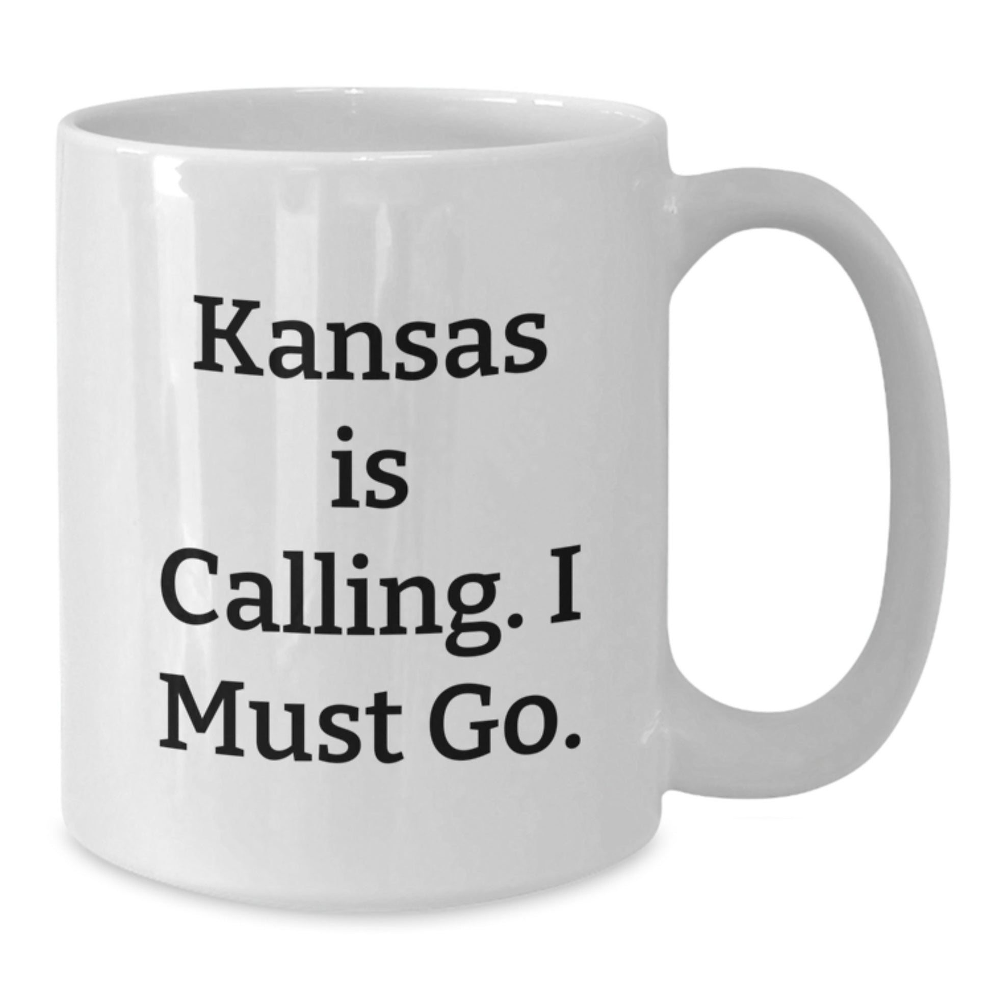 Funny White Coffee Mugs for Kansas Lovers - Gifts from Friends to Family, Inspirational Quote for Christmas - Additional