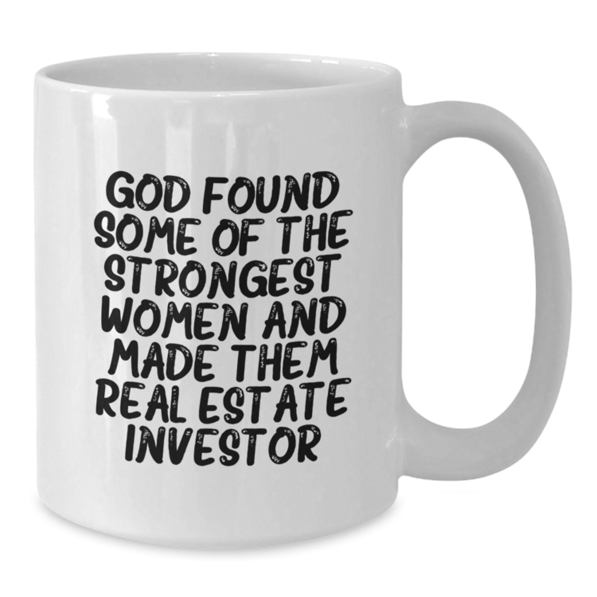 Funny Inspirational Gifts for Real Estate Investor Women, White Ceramic Coffee Mug, Christmas Unique Gifts from Men to Women - Additional