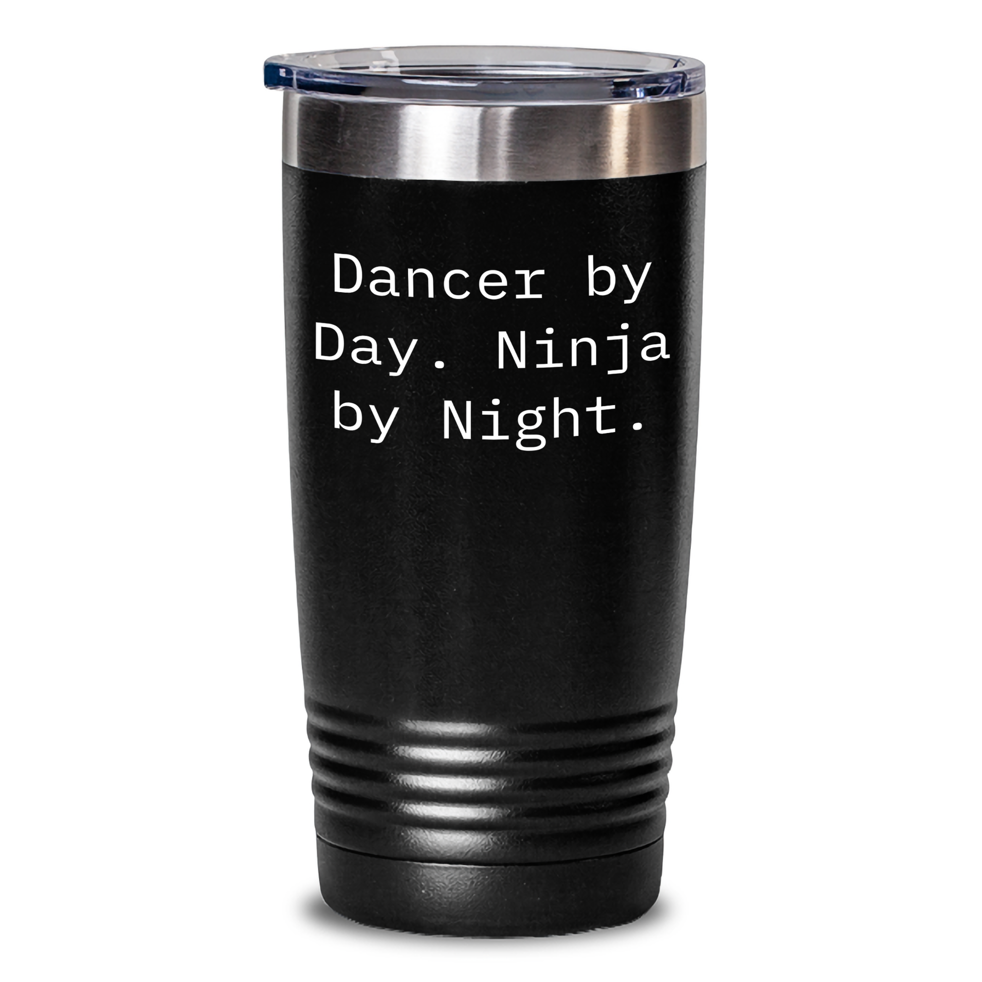 Dancer Gifts for Graduation, Dancer By Day. Ninja By Night., Funny Tumbler for Friends, Family, Coworkers, or Men - Main