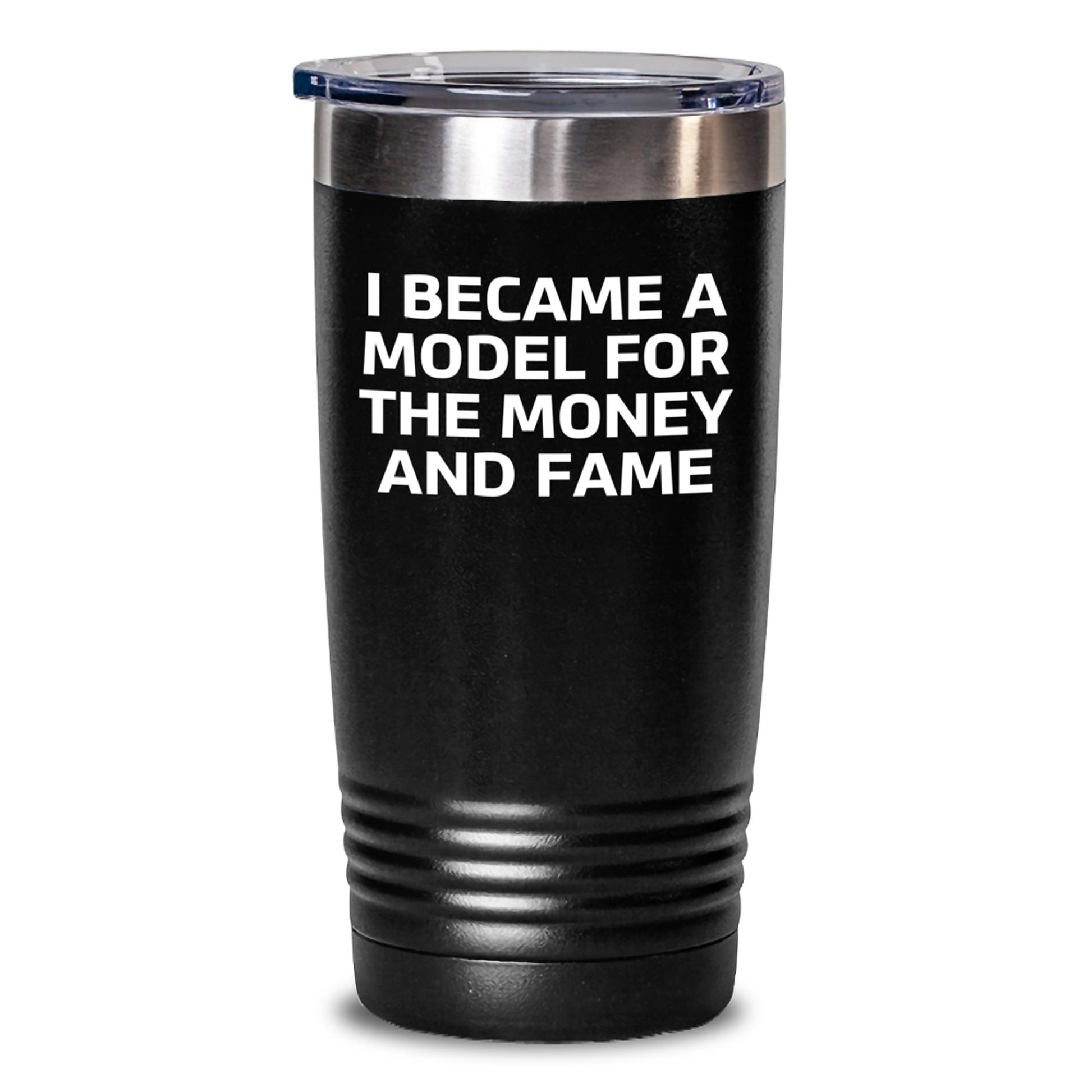 Model's Money and Fame Tumbler - Unique Gifts from Friends for Model's Graduation - Main