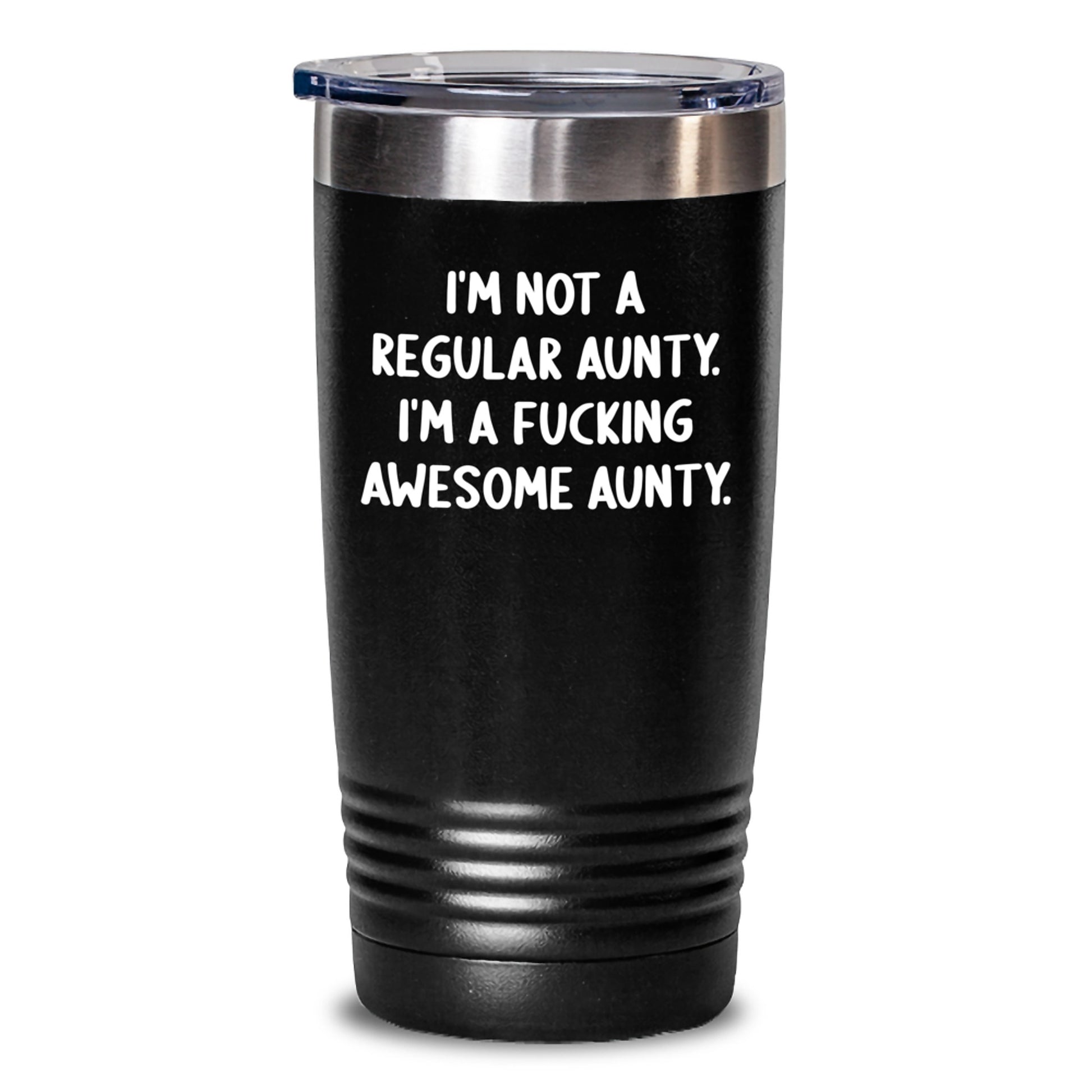 Funny Aunty Gifts from Men to Aunty, Tumbler with Inspirational Quote, Christmas Unique Gifts for Aunty - Main