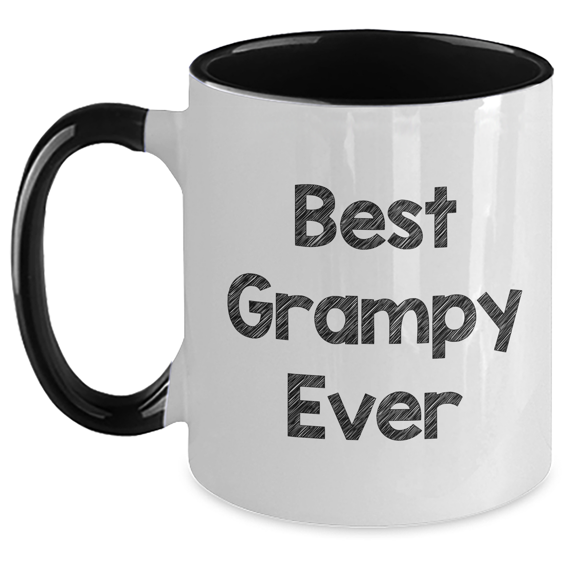 Funny Grampy Gifts for Him - Best Grampy Ever Two Tone Coffee Mug, Graduation Unique Gifts from Family and Friends for Men - Main