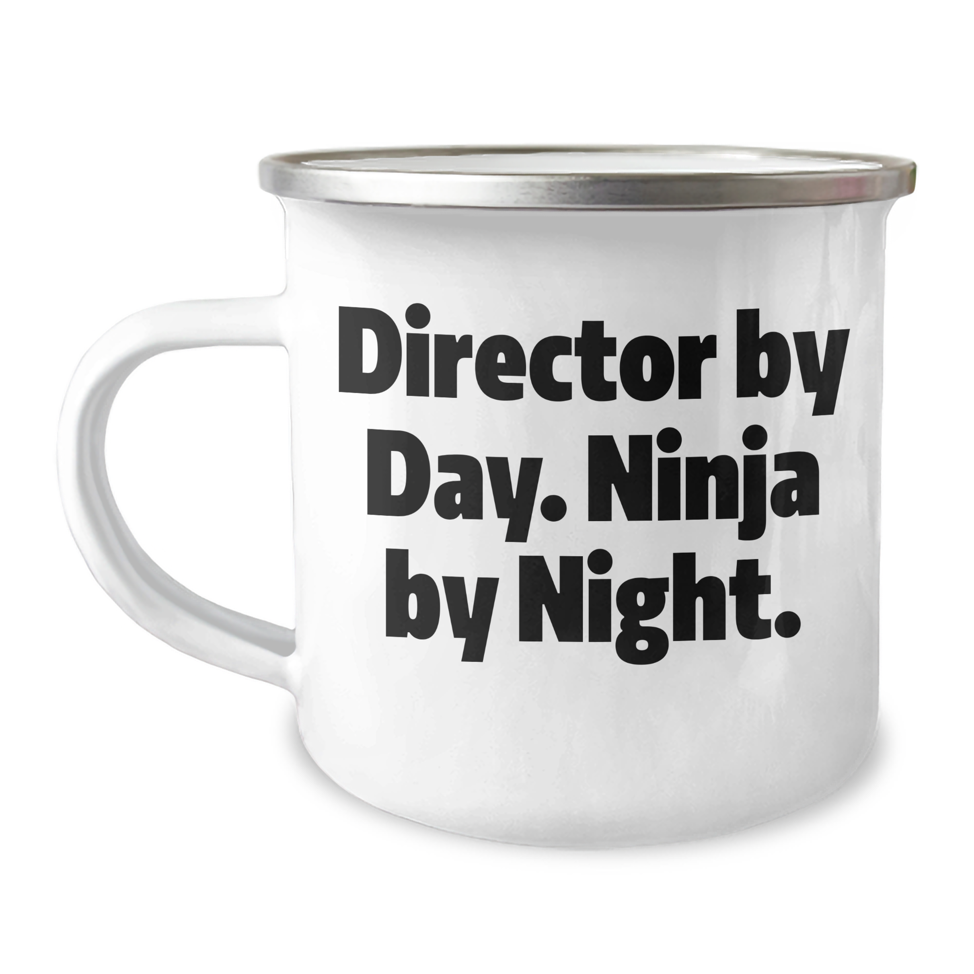 Director By Day, Ninja By Night, Funny Camping Mug, Gifts for Director, Gifts from Family and Friends - Image 1