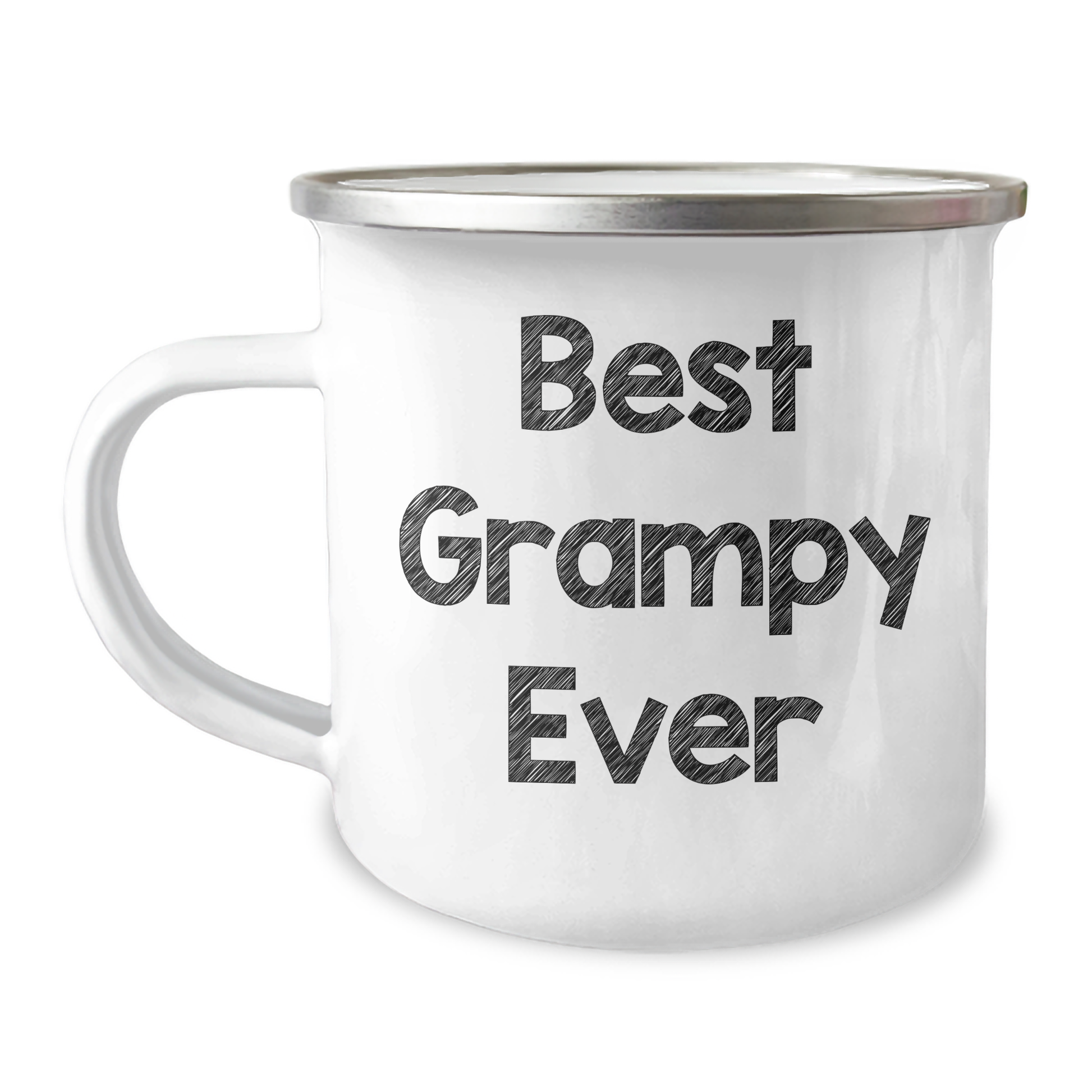 Funny Grampy Gifts for Men, Best Grampy Ever Camping Mug, Unique Graduation Gift from Family, 12 oz Stainless Steel with Enamel Finish - Image 1