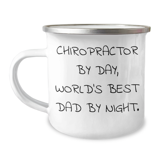 Chiropractor Camping Mug - Funny Quote for Graduation Gifts from Dad, Gifts for Chiropractor Men, Unique Gifts from Family - Image 1