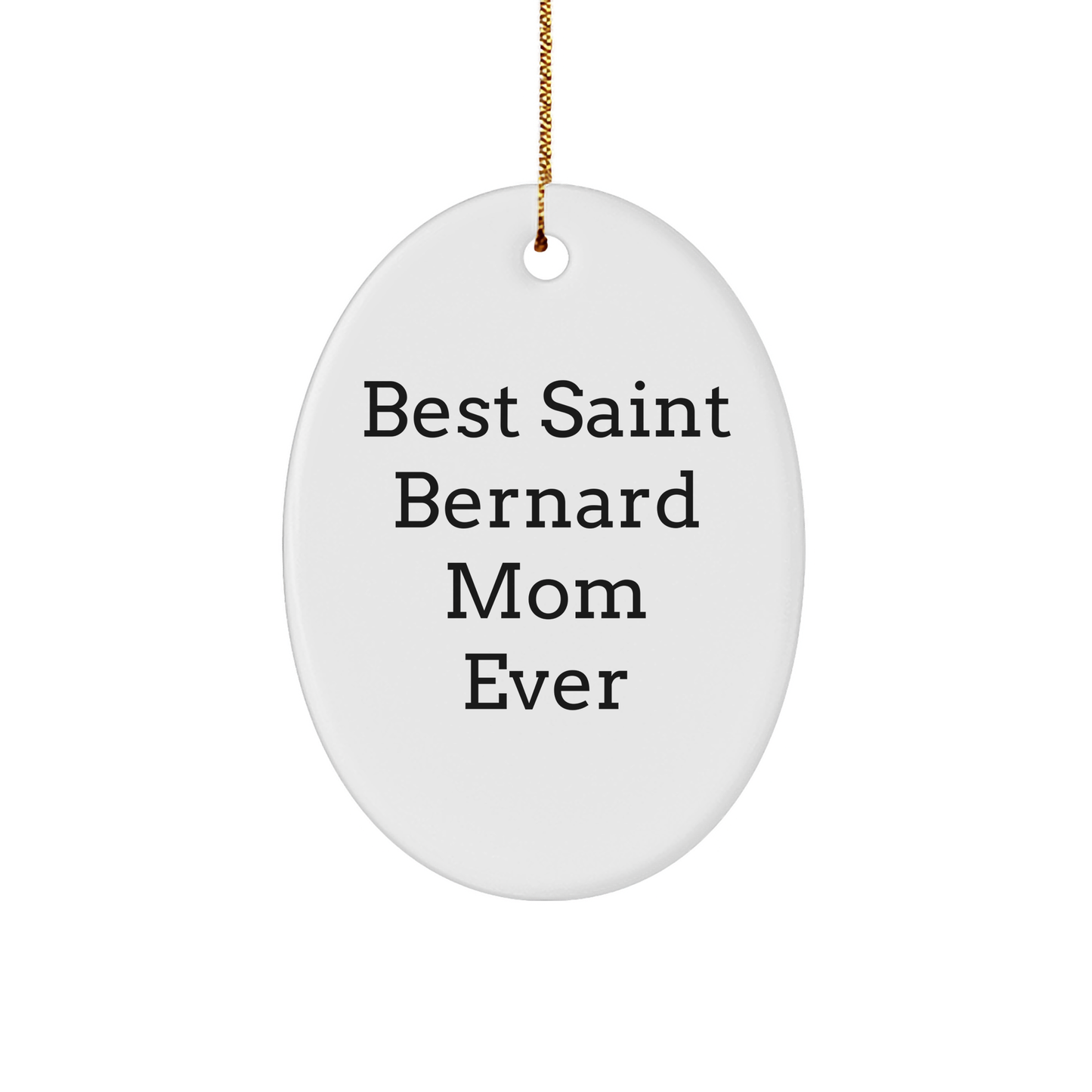 Funny Saint Bernard Dog Mom Gifts from Best Friends, Gifts for Saint Bernard Dog Lovers at Christmas - Image 1