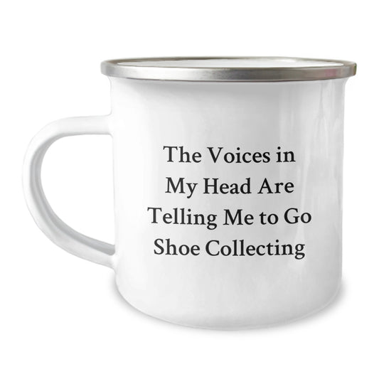 Funny Shoe Collecting Gifts for Men - The Voices In My Head Are Telling Me To Go Shoe Collecting - Graduation Unique Gifts from Friends to Family - Image 1