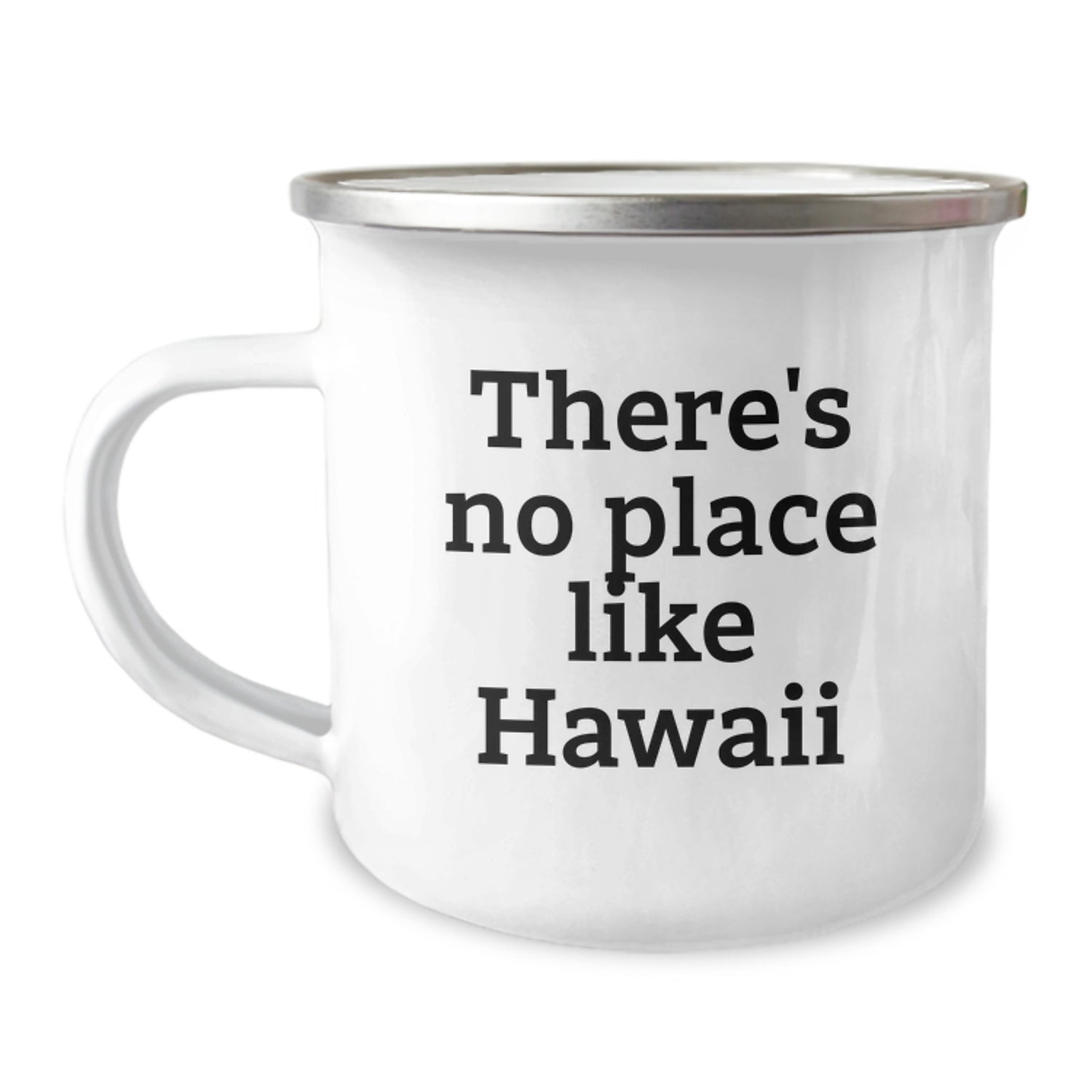 Hawaii Camping Mug 'There's No Place Like Hawaii' Funny Gifts for Friends Family from Hawaii Birthday Unique Presents - Image 1